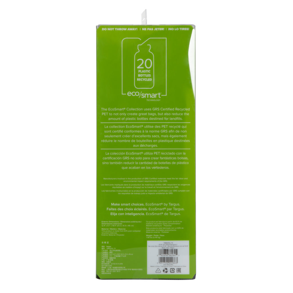 Targus EcoSmart Zero Waste - Notebook-Rucksack