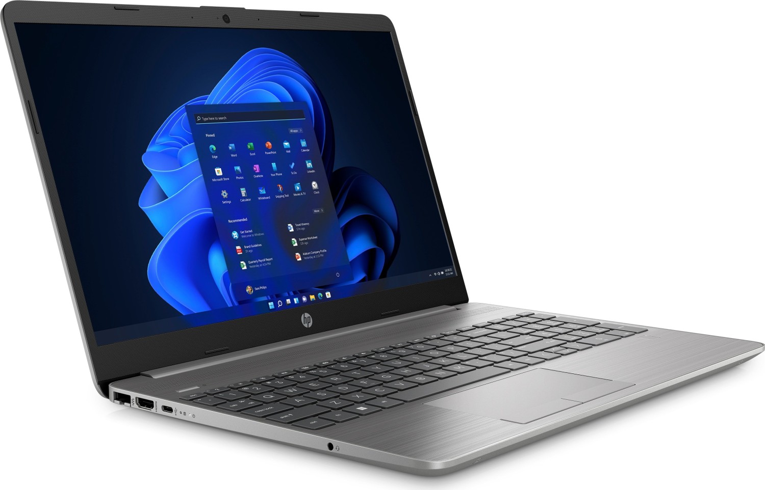 HP 255 G9, 15,6" FHD, AMD Ryzen 5 5625U, 8GB RAM, 256GB SSD, ohne Betriebssystem 7N067ES#ABD