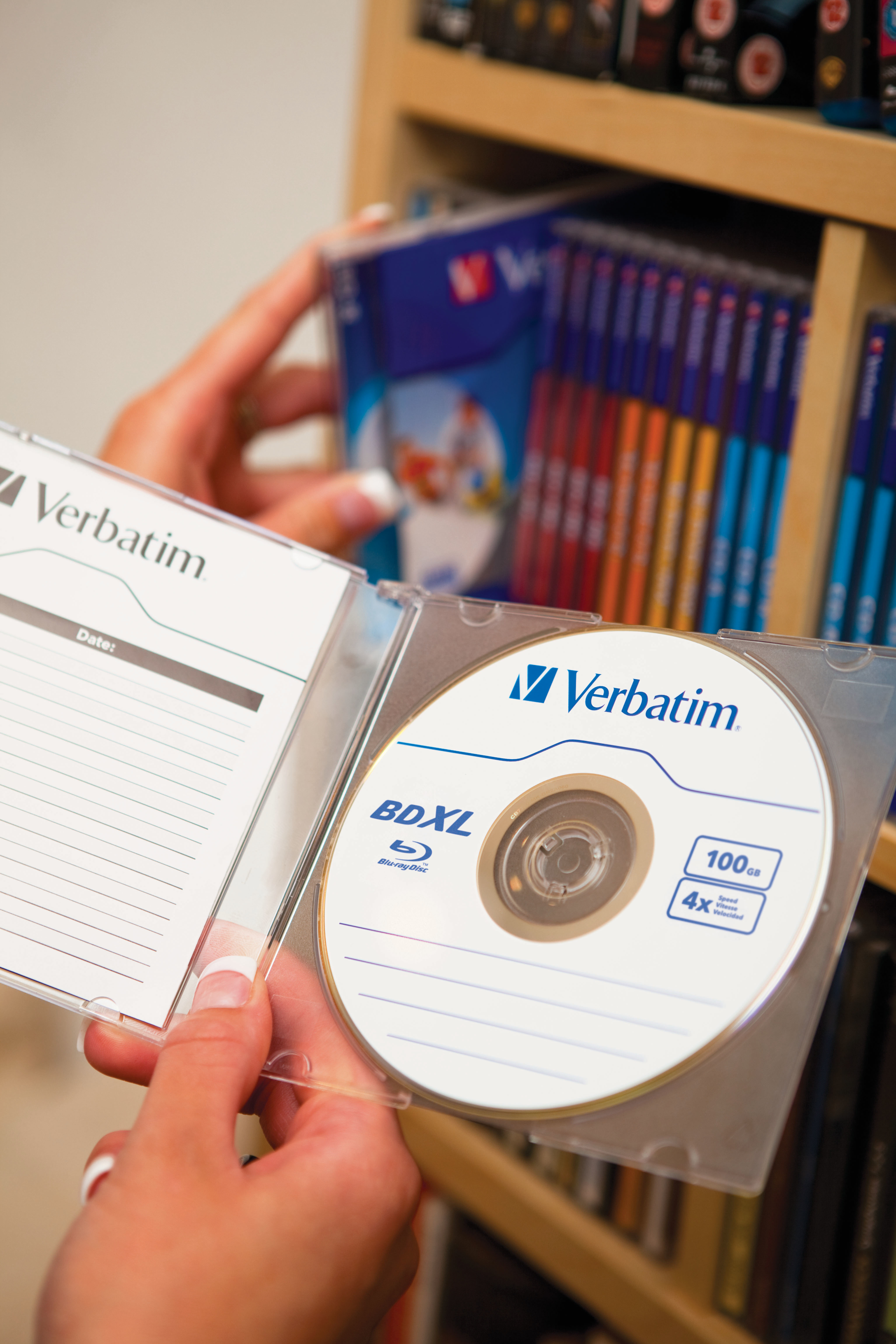 Verbatim 5 x BD-R XL - 100 GB 4x - mit Tintenstrahldrucker bedruckbare Oberfläche - Jewel Case (Scha