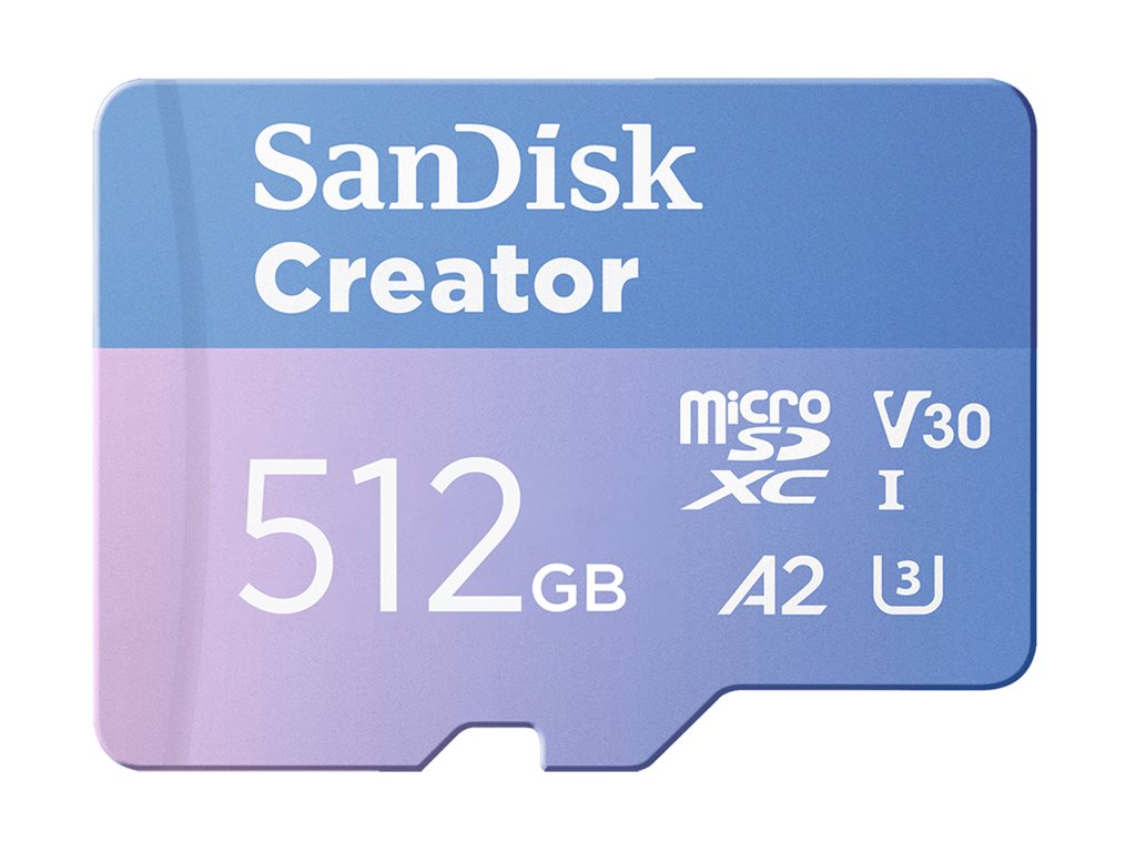 SanDisk Creator - Flash-Speicherkarte (microSDXC-an-SD-Adapter