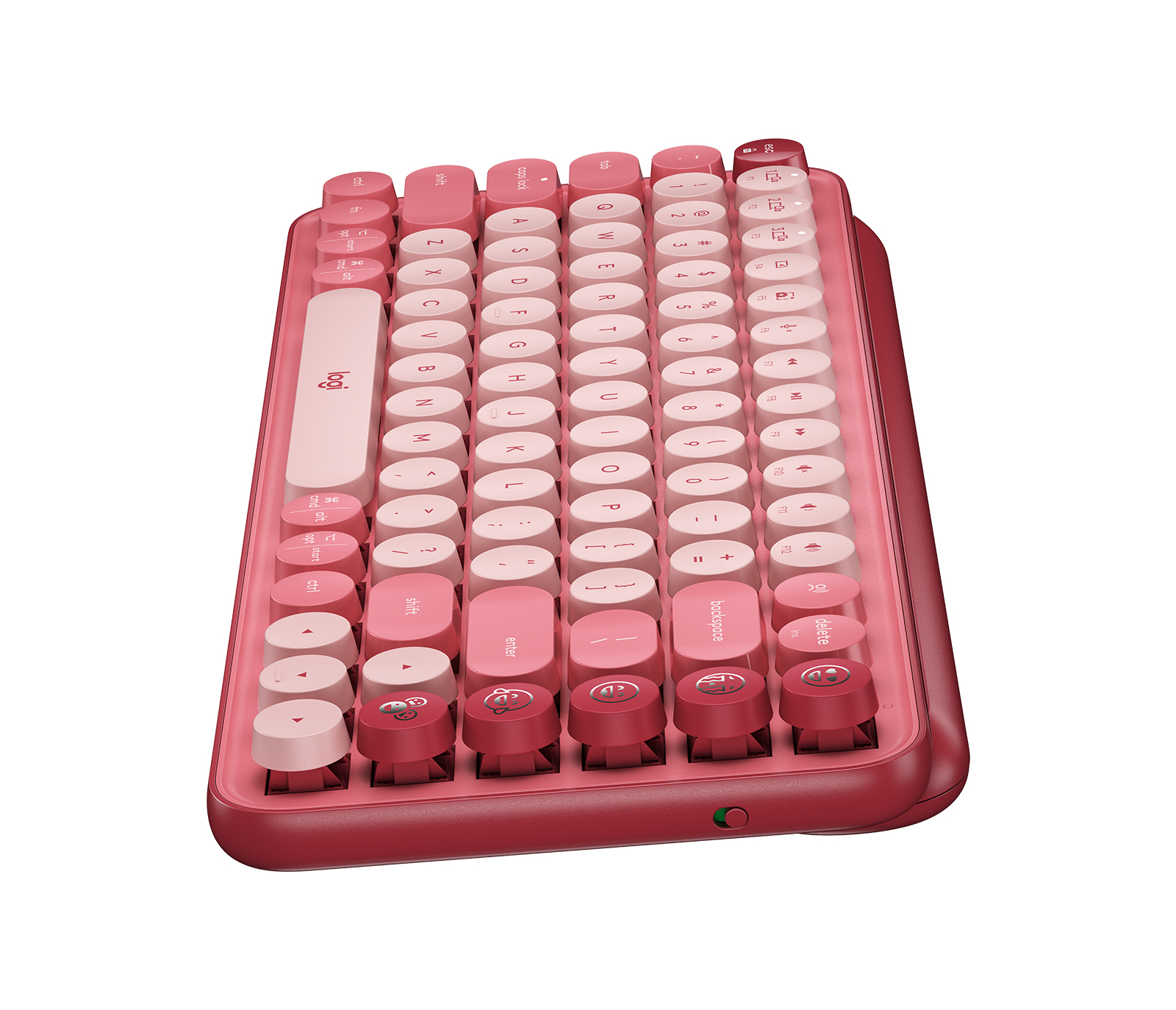 Logitech POP Keys - Tastatur - kabellos - Bluetooth 5.1, Bluetooth LE