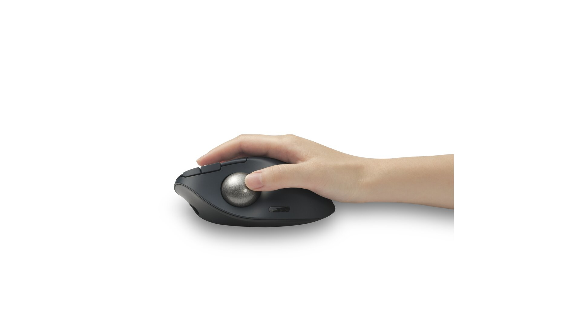 Kensington Pro Fit Ergo TB550 Trackball EQ - Trackball - ergonomisch - optisch - 9 Tasten - kabellos