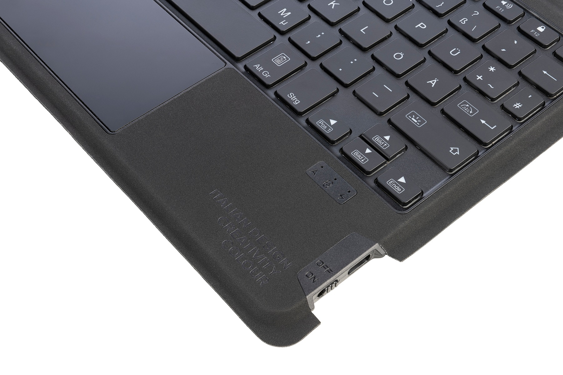 Samsung Tucano F-TUCBCKTABA9P - Tastatur und Foliohülle (Buch-Cover)