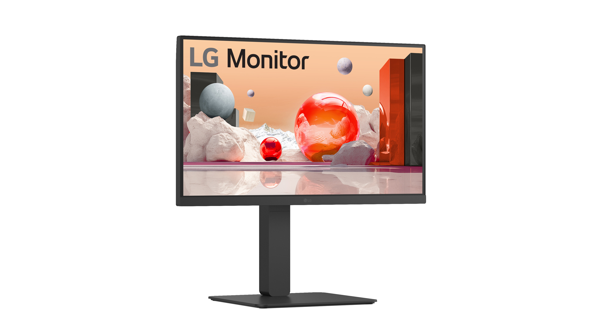 LG 24BA650-B - LCD-Monitor - 61 cm (24") (23.8" sichtbar)