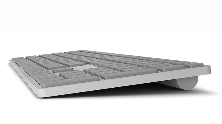 Microsoft Surface , Volle Größe (100%), Kabellos, Bluetooth, Membran Key Switch, QWERTY, Grau