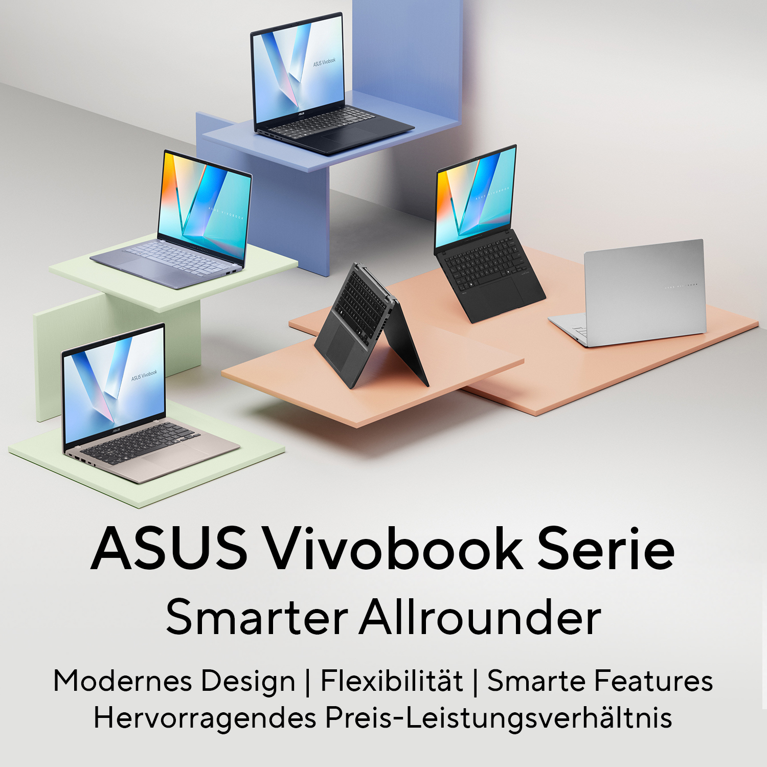 ASUS Vivobook 17 X1704VA-AU1053, 17.3" FHD, Core 7 150U, 8GB, 512GB, ohne Windows