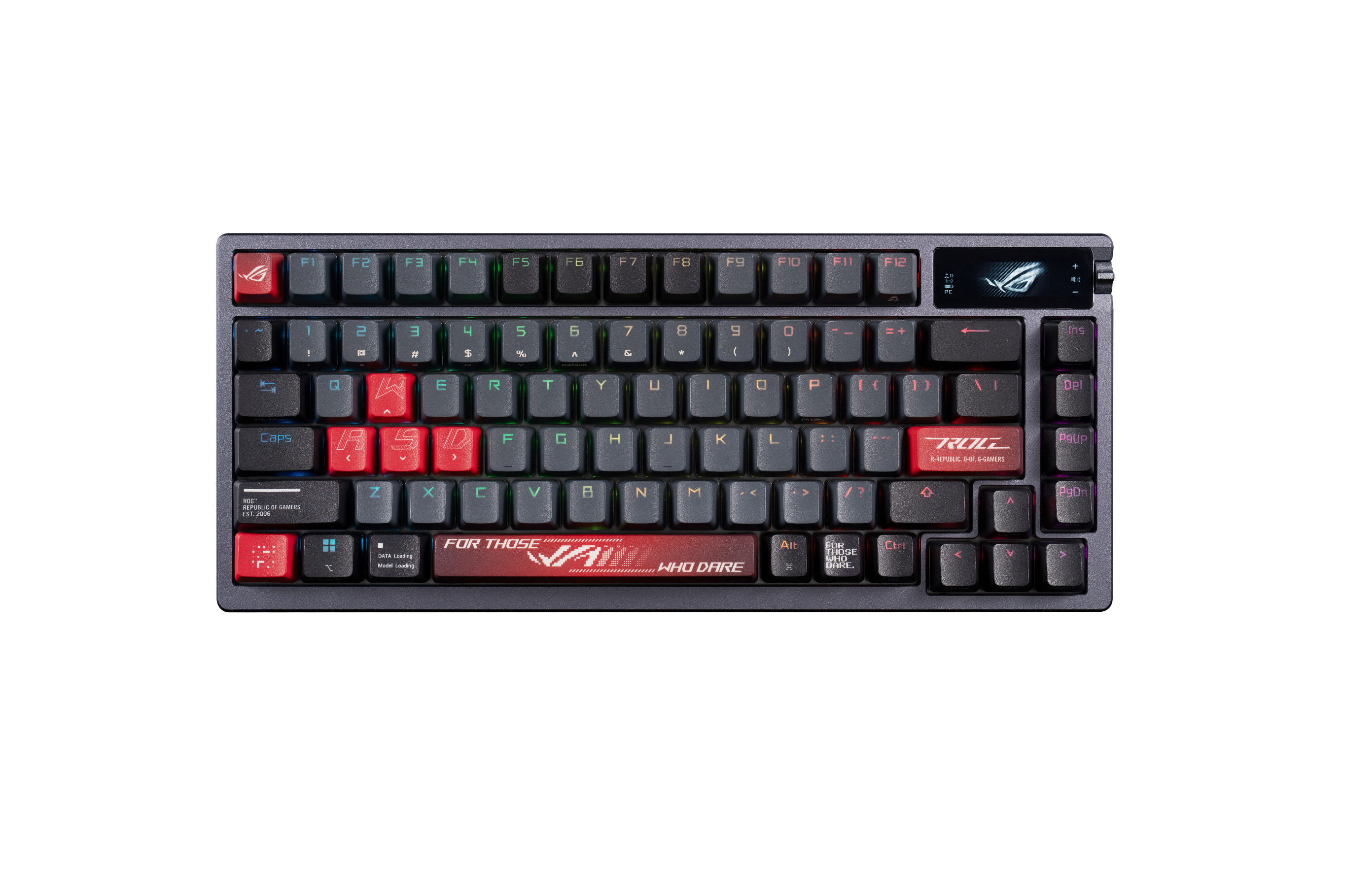 ASUS ROG DYE-SUB Keycap, Tastaturkappe, Thermoplastisches Polyester (PBT), 30 g, Mehrfarbig