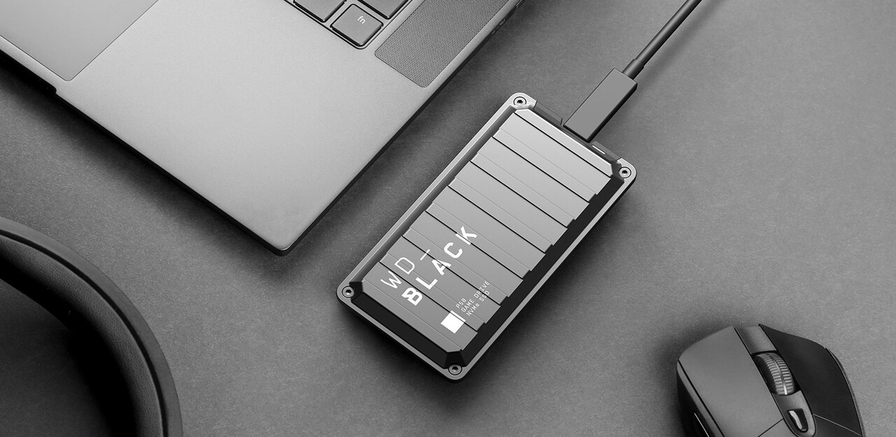 Western Digital WD_BLACK P50 Game Drive SSD 4TB, USB-C 3.2