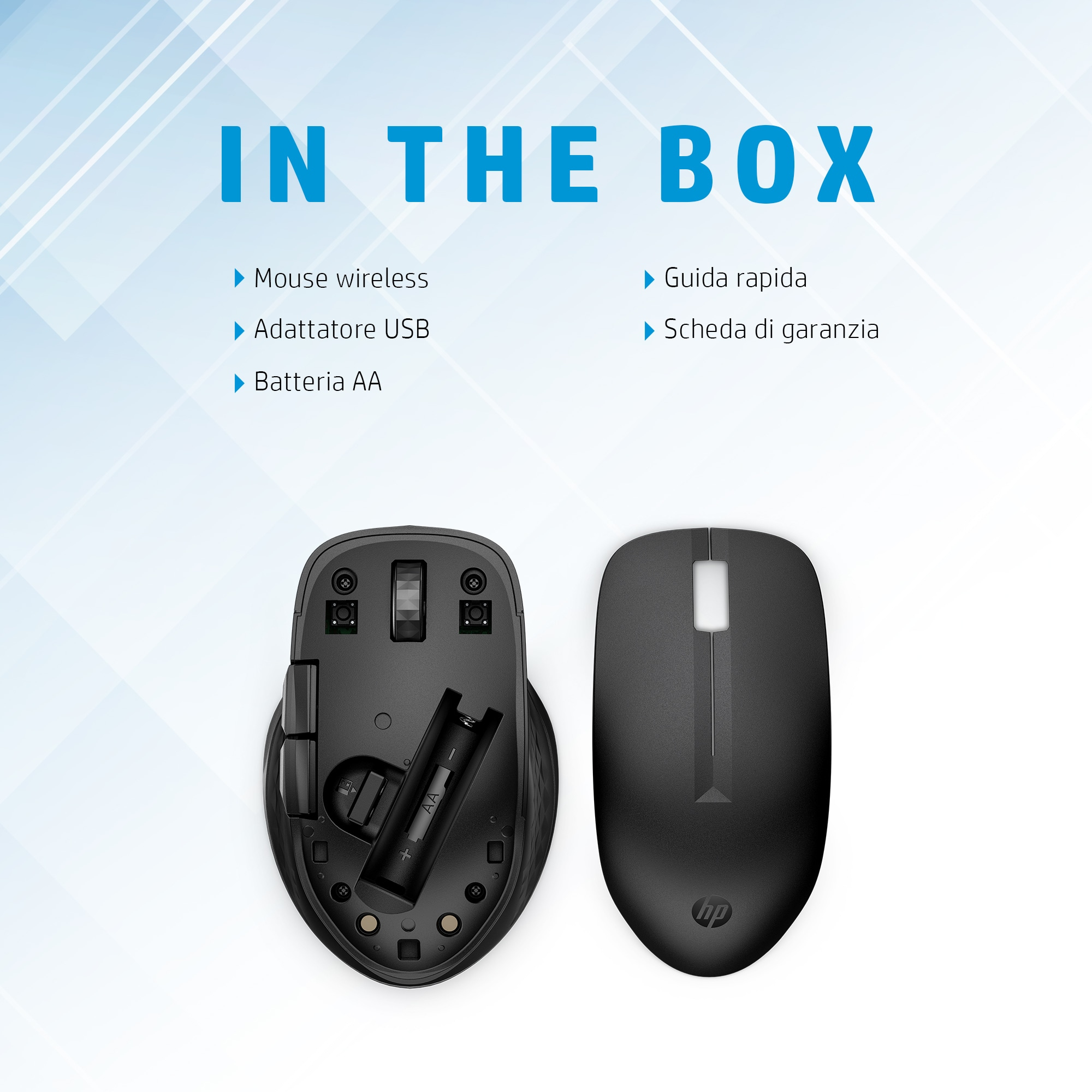 HP 435 - Maus - Multi-Gerät - ergonomisch - 5