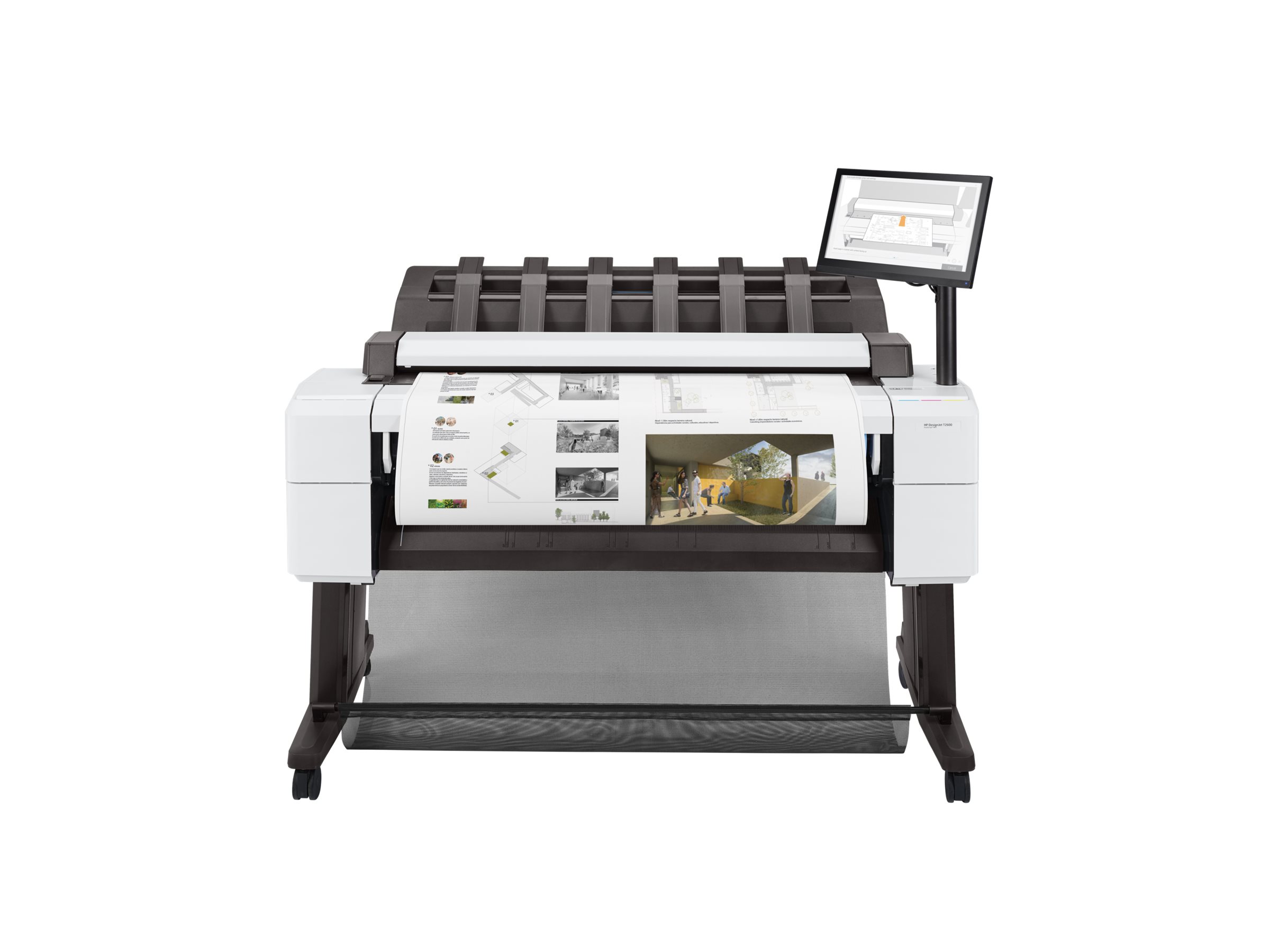 HP DesignJet T2600 PostScript - 914 mm (36") Multifunktionsdrucker - Farbe - Tintenstrahl - 914 x 80