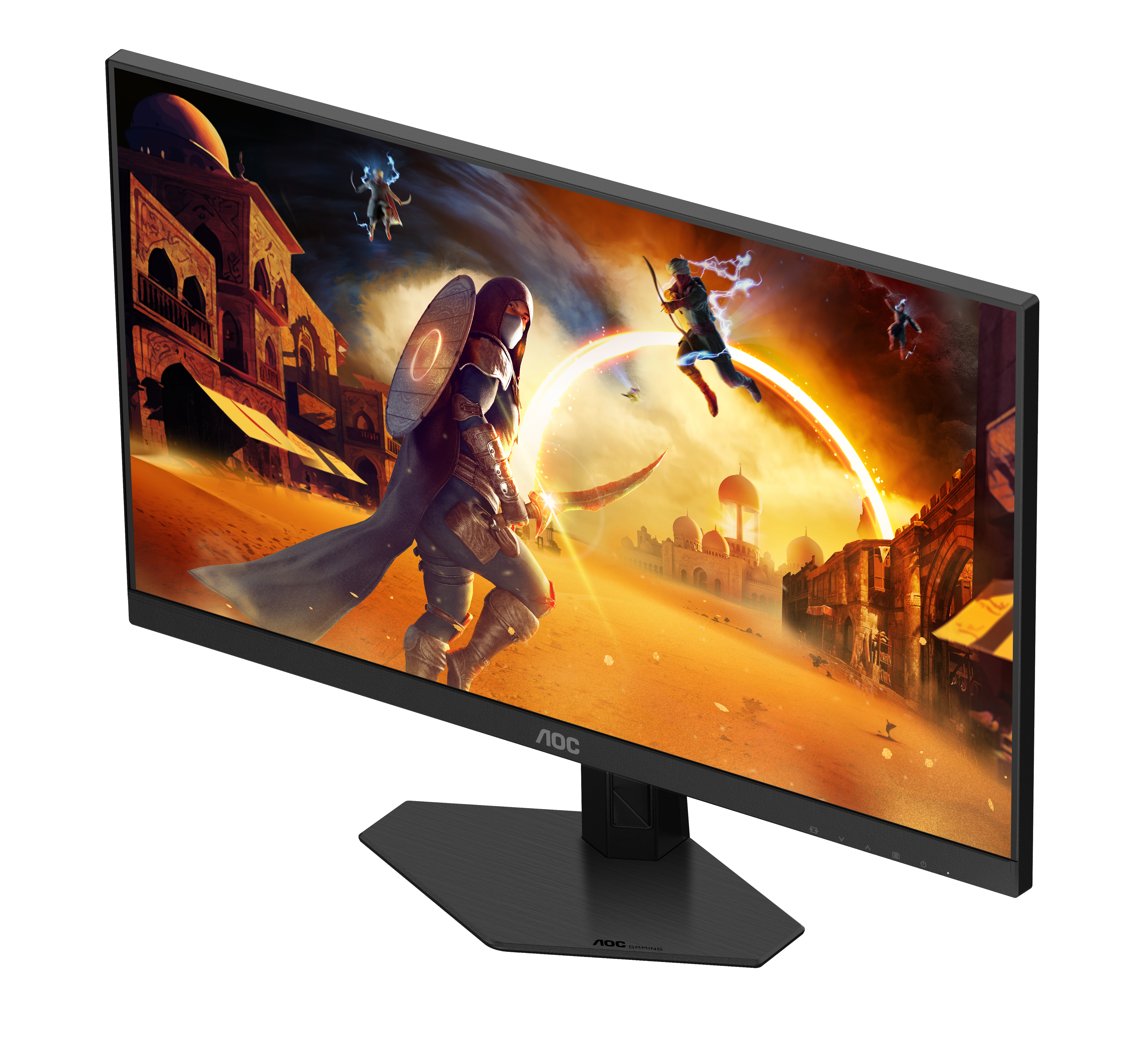 AOC G4 24G4HRE, 60,5 cm (23.8"), 1920 x 1080 Pixel, Full HD, LED, 1 ms, Schwarz, Rot