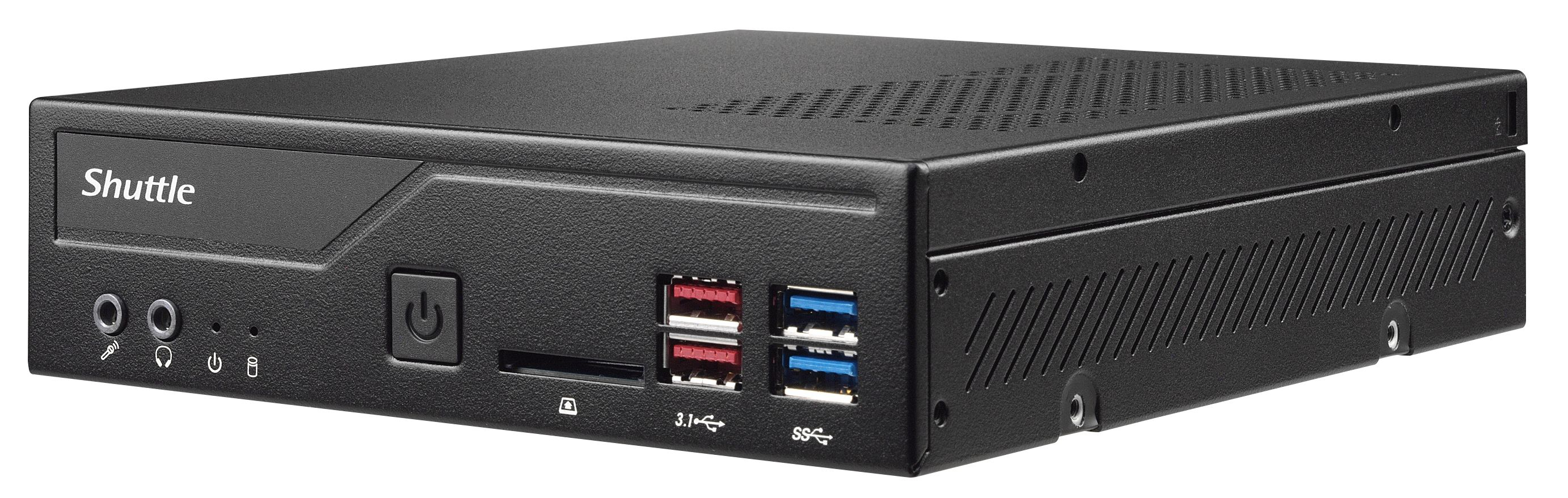 Shuttle XP? slim DH370, 1,3L Größe PC, Mini-PC Barebone, Intel® H370, LGA 1151 (Socket H4), DDR4-SDR