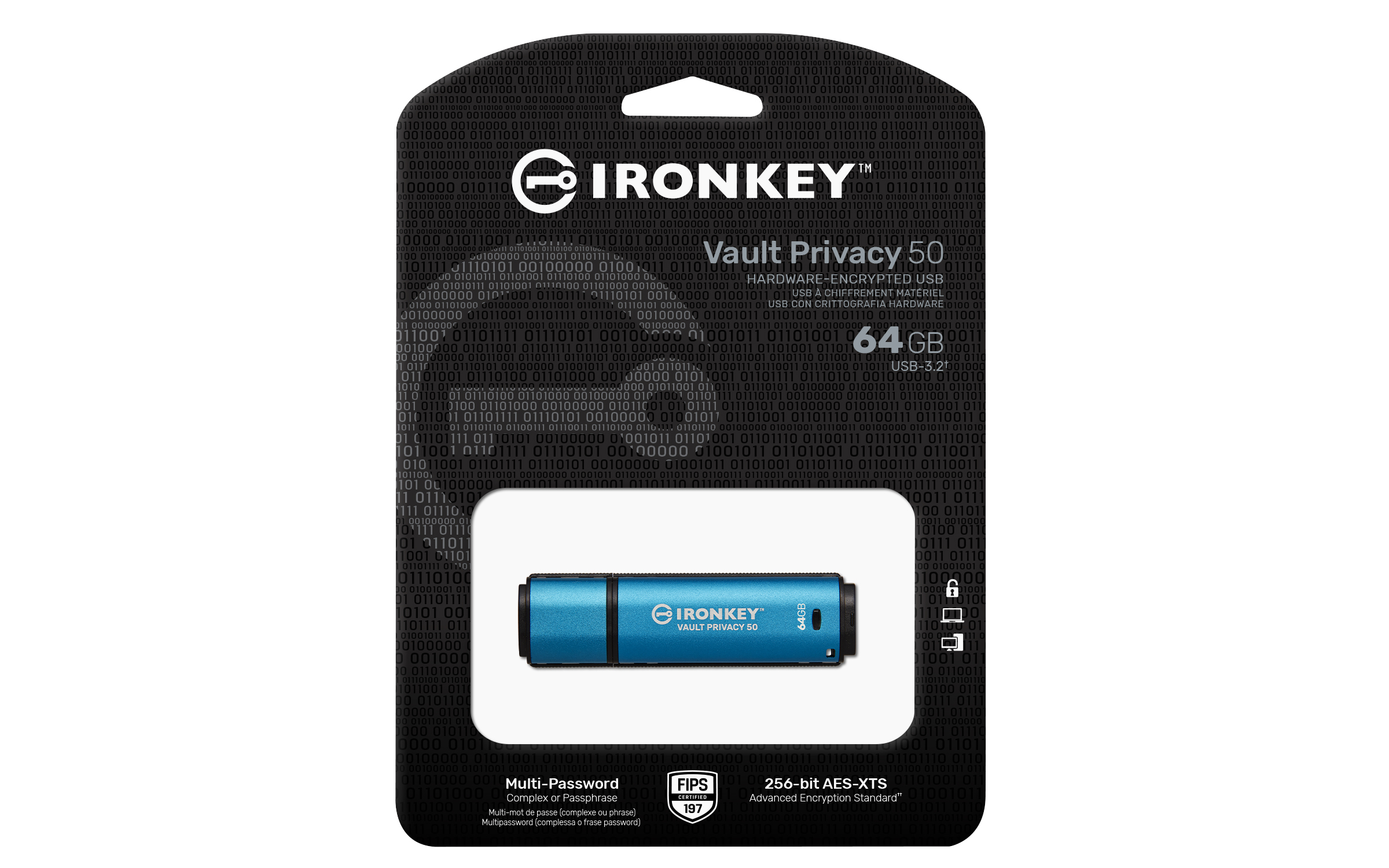 Kingston IronKey Vault Privacy 50 Series - USB-Flash-Laufwerk