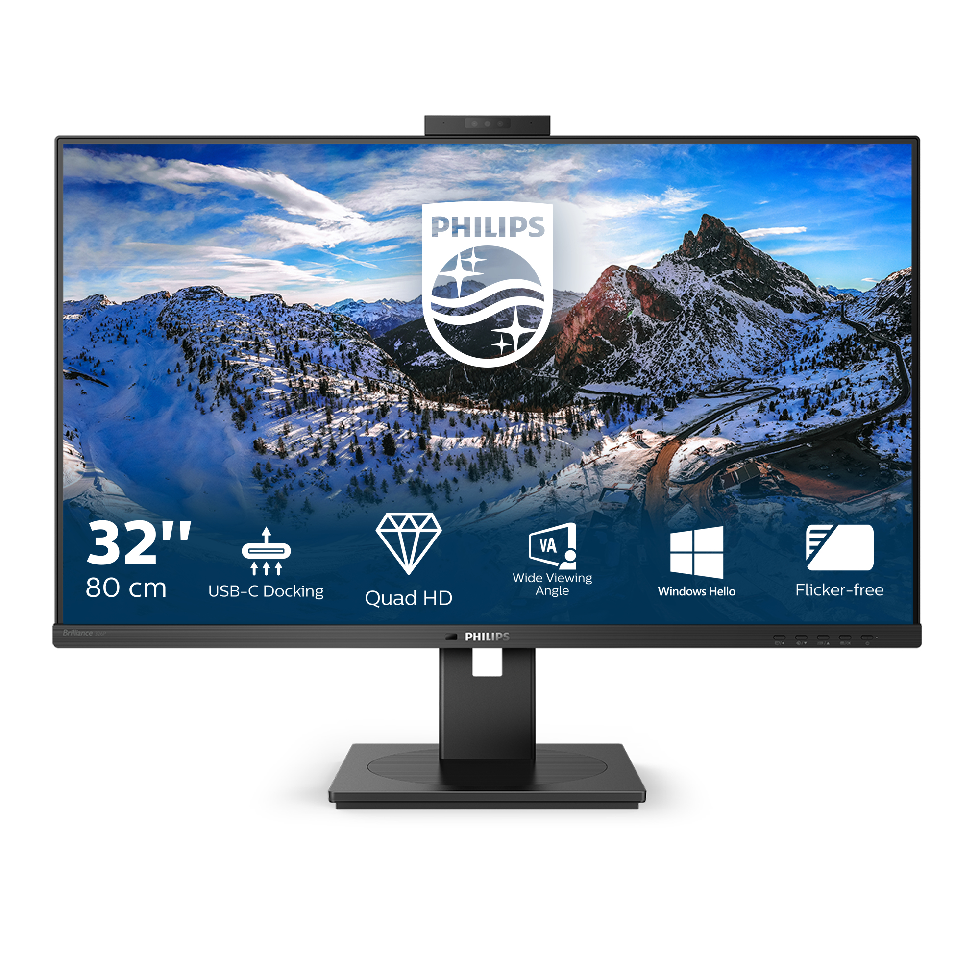 Philips Brilliance P-line 326P1H - LED-Monitor - 80 cm (32")