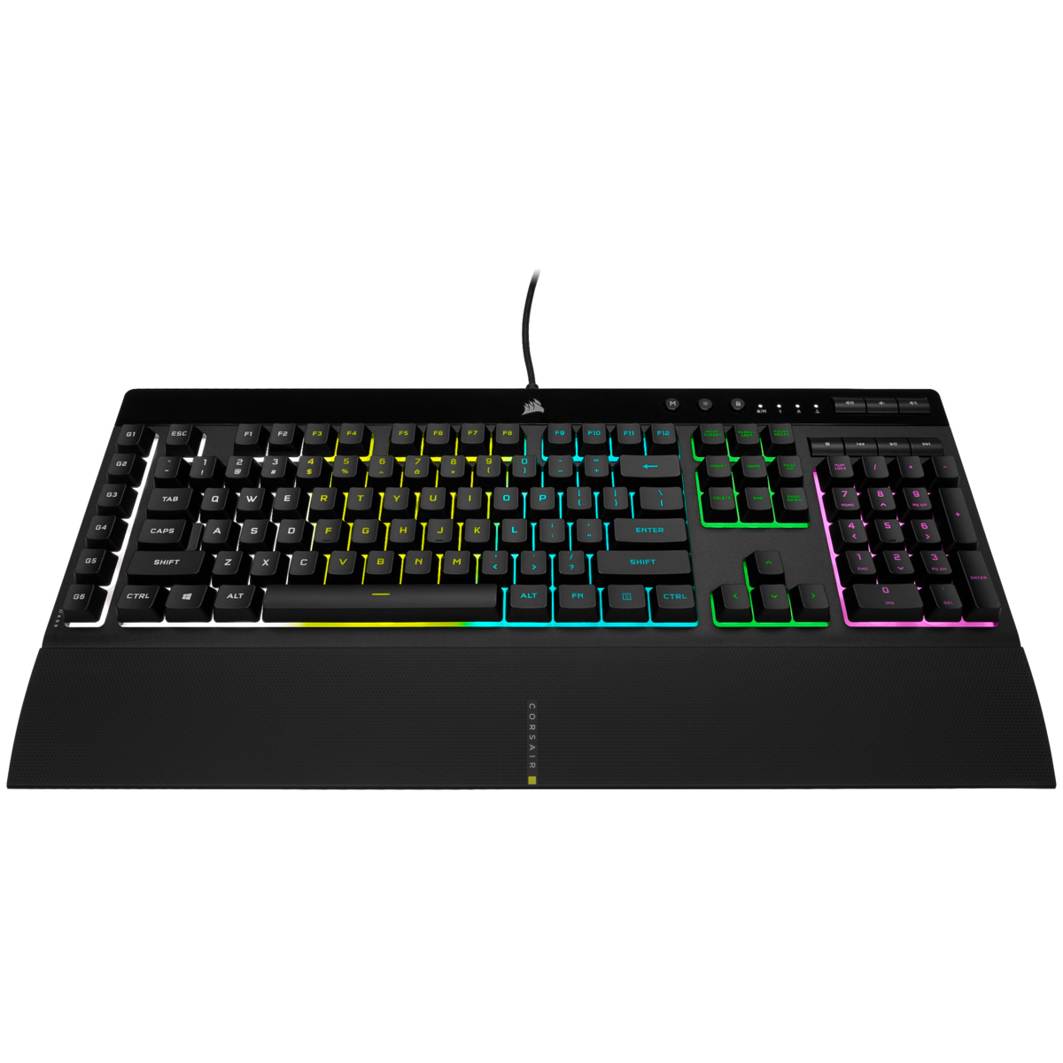 Corsair Gaming K55 RGB PRO Tastatur, USB, QWERTZ, IP42