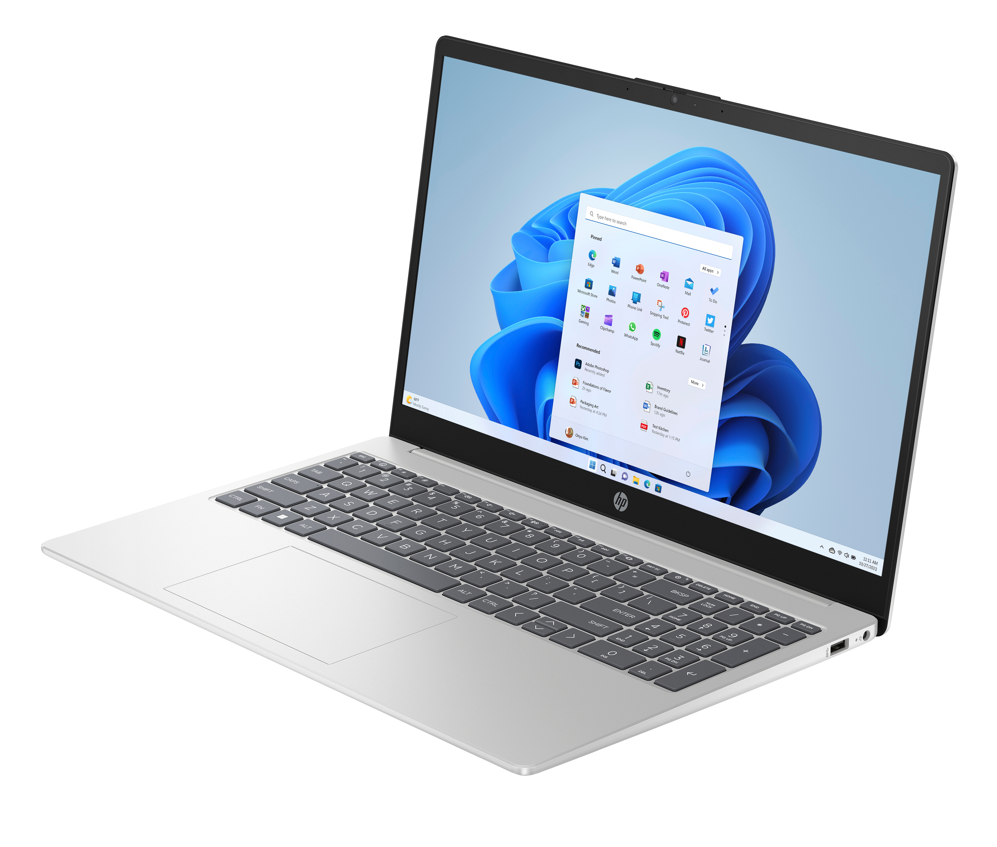 HP 15-fd0673ng, Intel® Core? i7, 39,6 cm (15.6"), 1920 x 1080 Pixel, 16 GB, 1 TB, Windows 11 Home