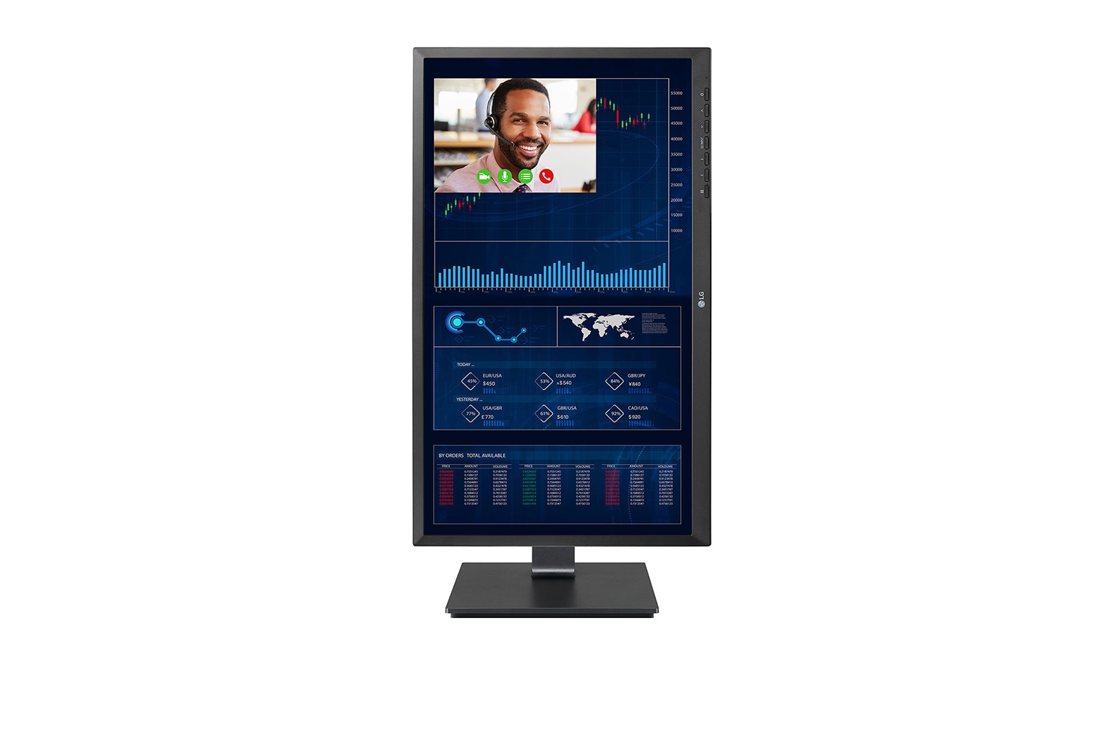 LG 24CQ651I-6P, 60,5 cm (23.8"), Full HD, Intel® Pentium®, 8 GB, 16 GB, Schwarz