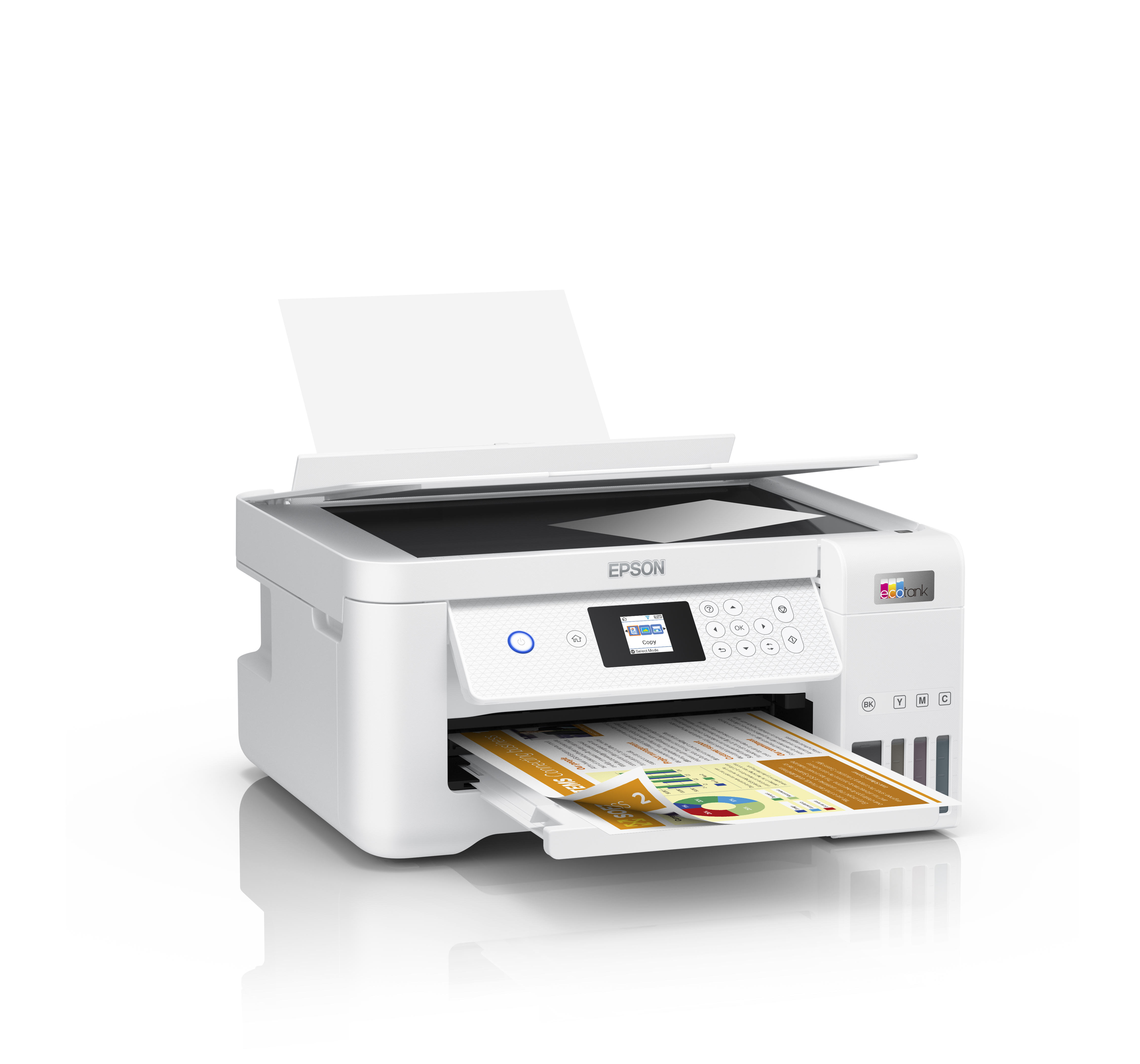 Epson EcoTank ET-2856 - Multifunktionsdrucker - Farbe - Tintenstrahl - wiederbefüllbar - A4 (Medien)