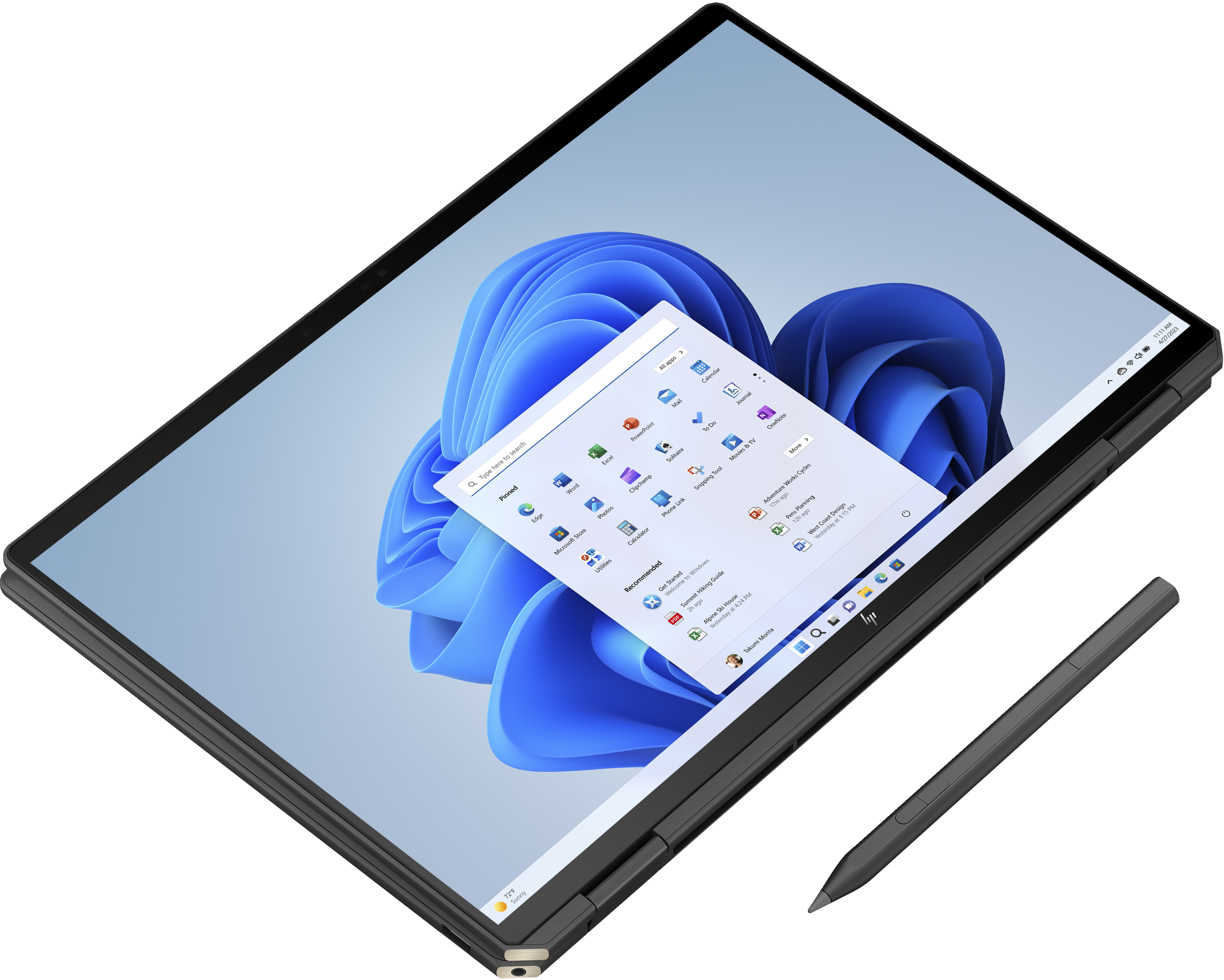 HP Spectre x360 2-in-1 Laptop 16-aa0072ng, 16"WQXGA Touch, Core Ultra 7 155H, 16GB RAM, 1TB SSD, W11