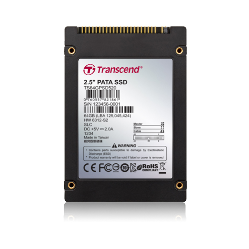 Transcend PSD520 - SSD - 64 GB - intern (tragbar)