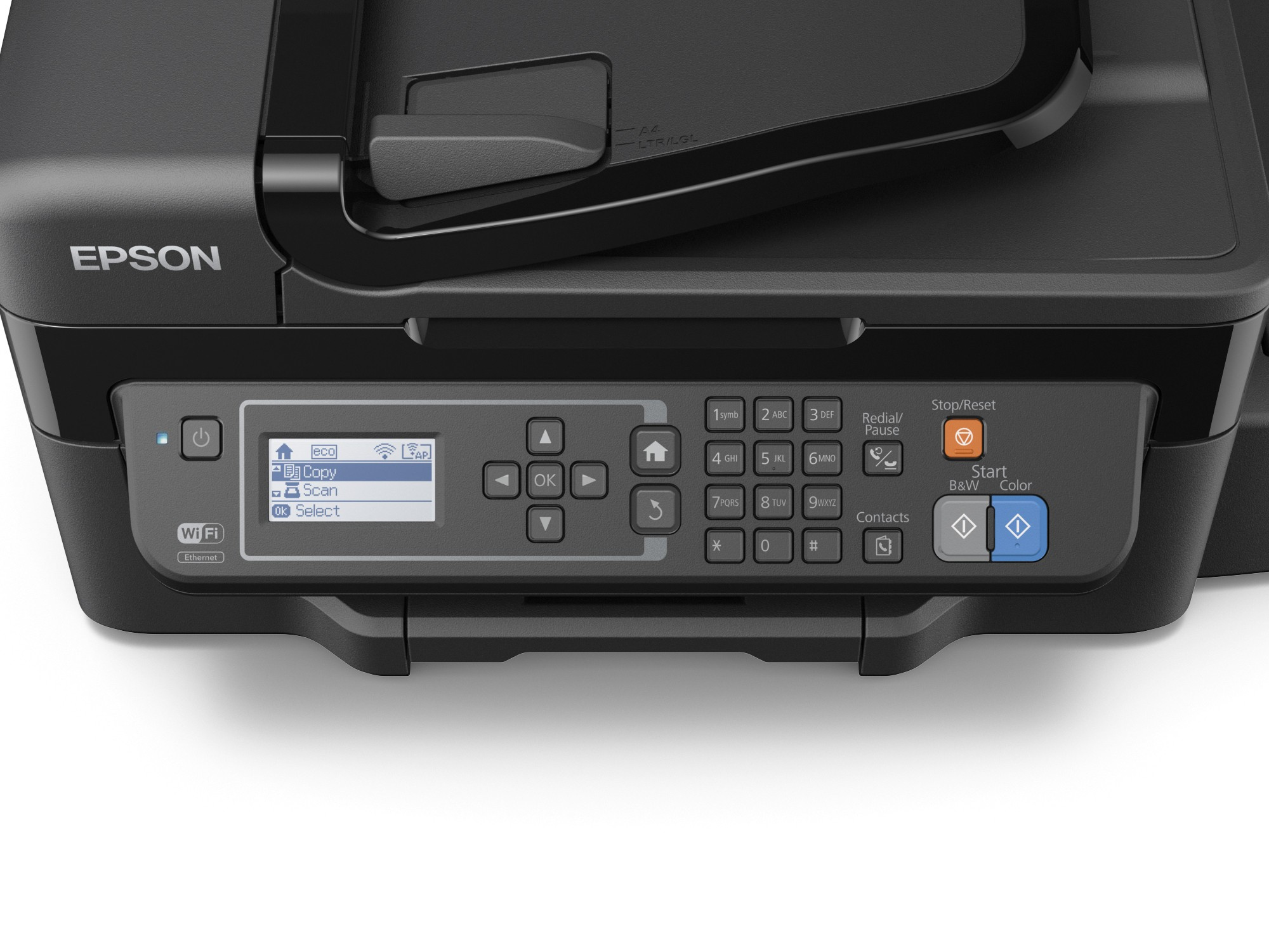 Epson EcoTank ET-4500, Tintenstrahl, Farbdruck, 5760 x 1440 DPI, Farbkopieren, A4, Schwarz