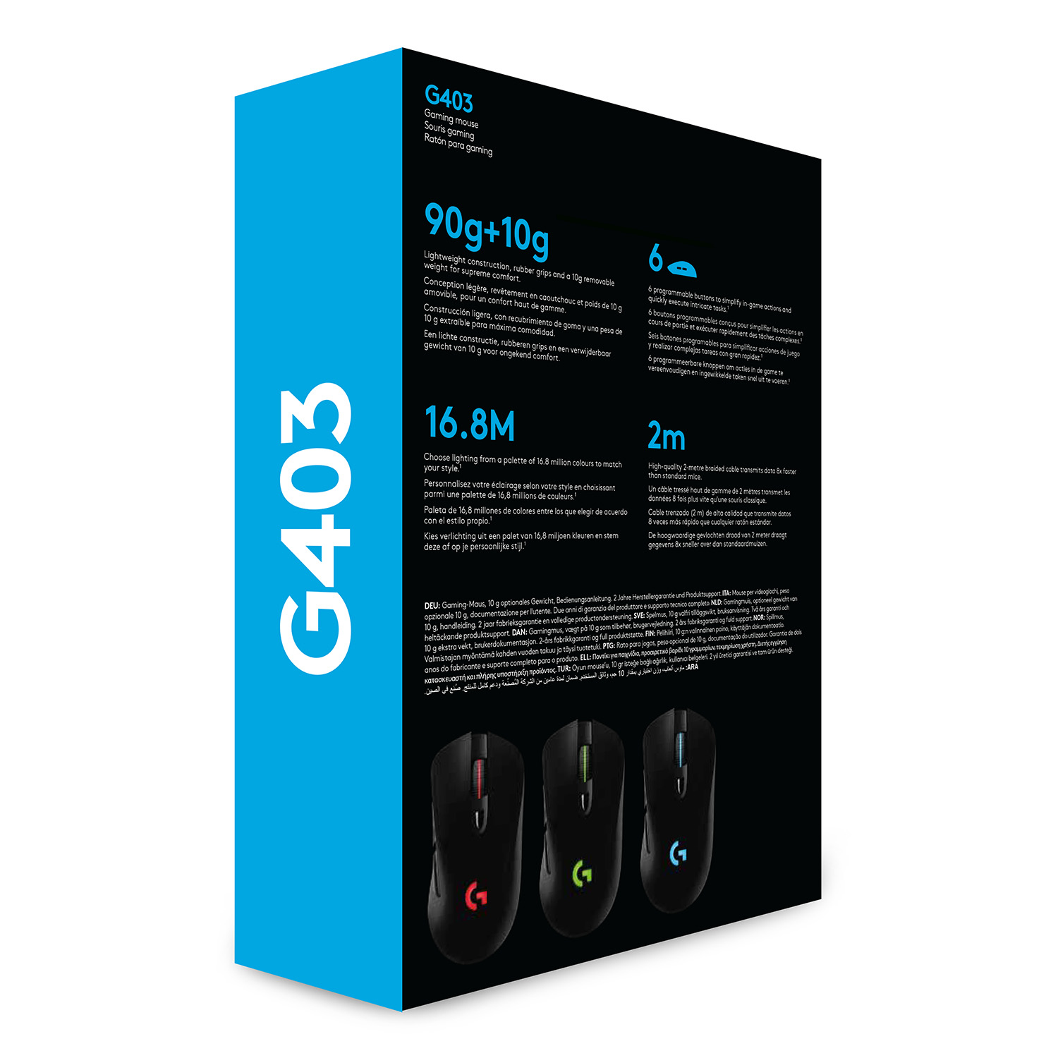 Logitech Gaming Mouse G403 HERO - Maus - optisch