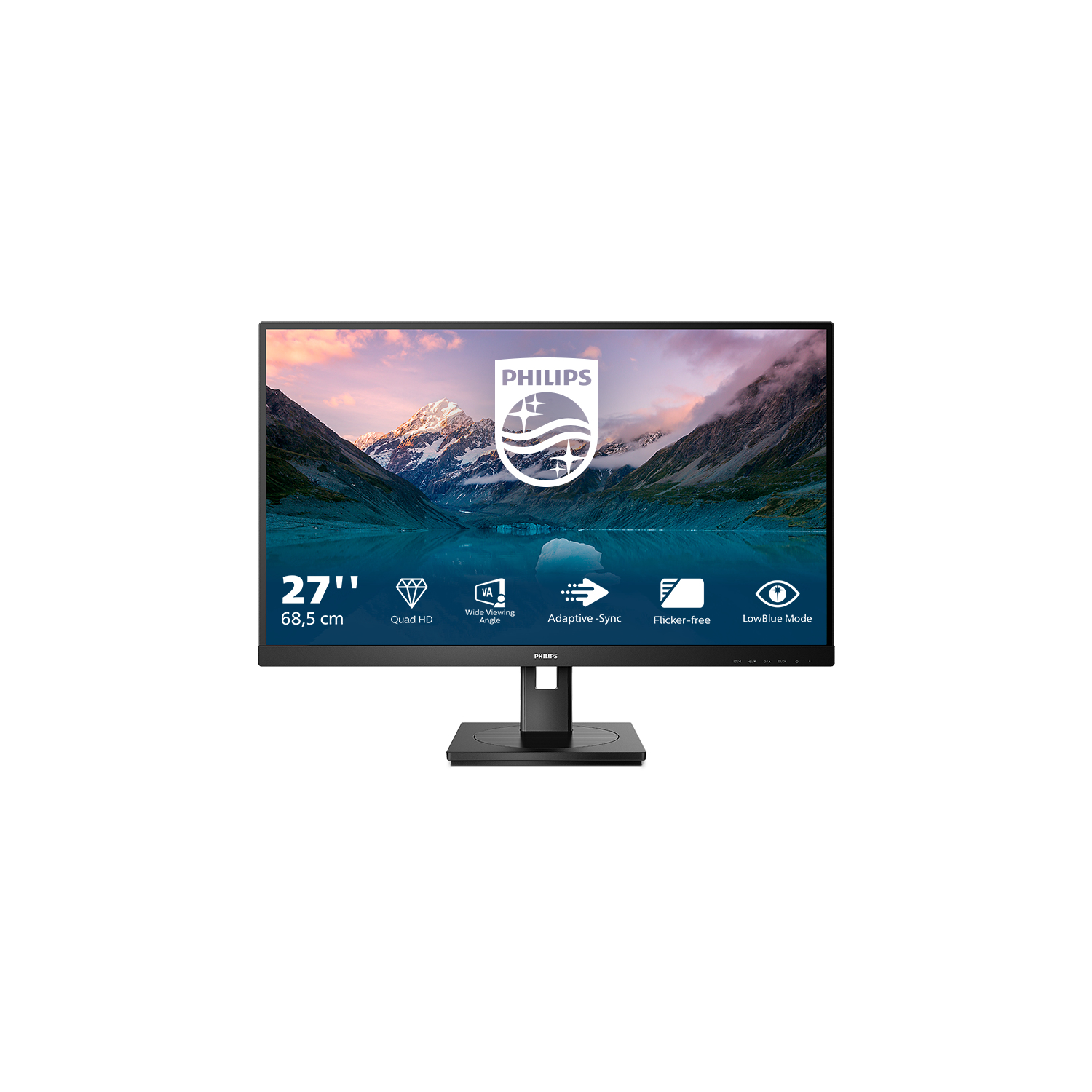 Philips S-line 275S9JML Monitor 68.5cm (27") WQHD, VA, 4ms, HDMI, Displayport