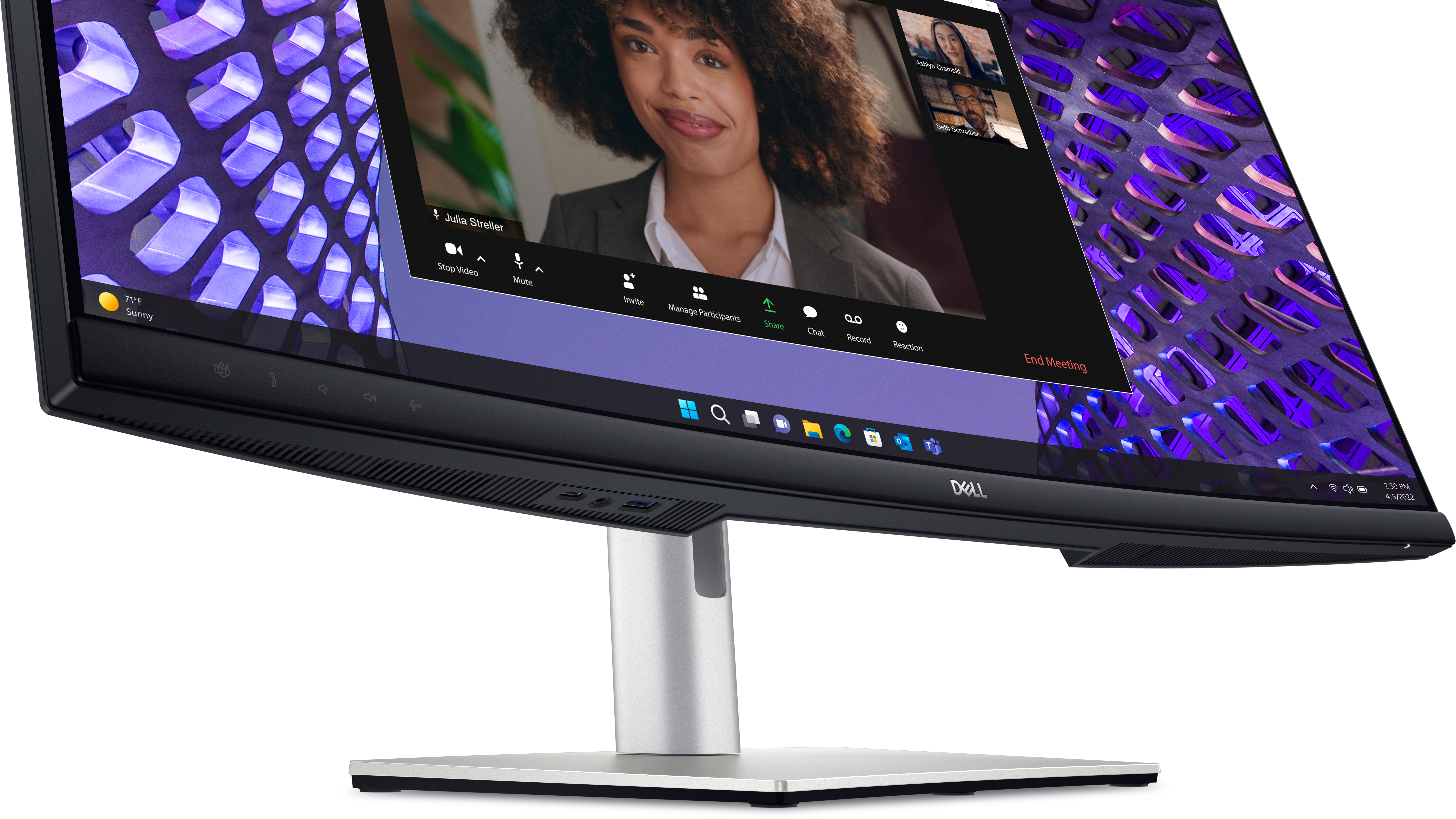 Dell P3424WEB Curved-Monitor 86.4cm (34") UWQHD, IPS, 5ms, HDMI, Displayport, USB-C