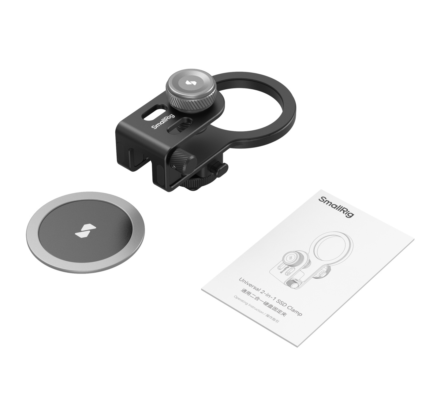 SmallRig 4779, SSD-Halterung, Schwarz, Aluminium, Kunststoff, Silikon, T7, T7 Shield, T9, 100,5 mm,