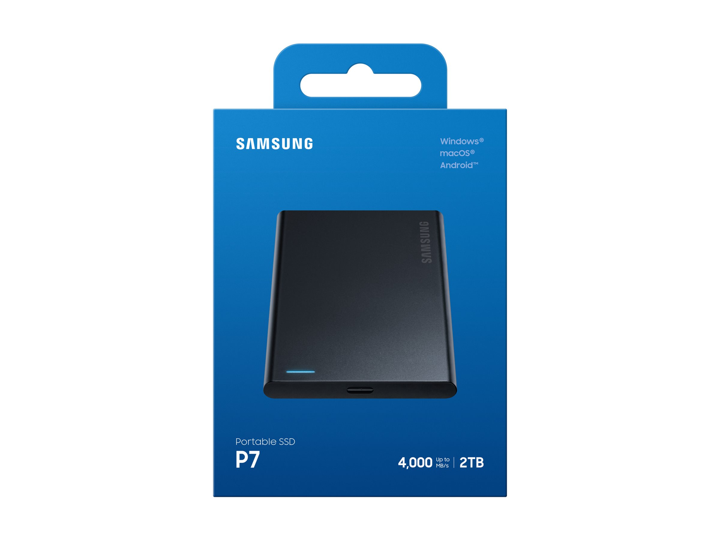 Samsung P7 MU-PF2T0G - SSD - verschlüsselt - 2 TB - extern (tragbar)