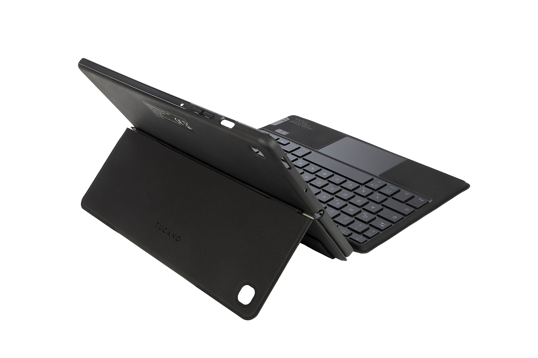 Samsung Tucano F-TUCBCKTABS6L - Tastatur und Foliohülle (Buch-Cover)
