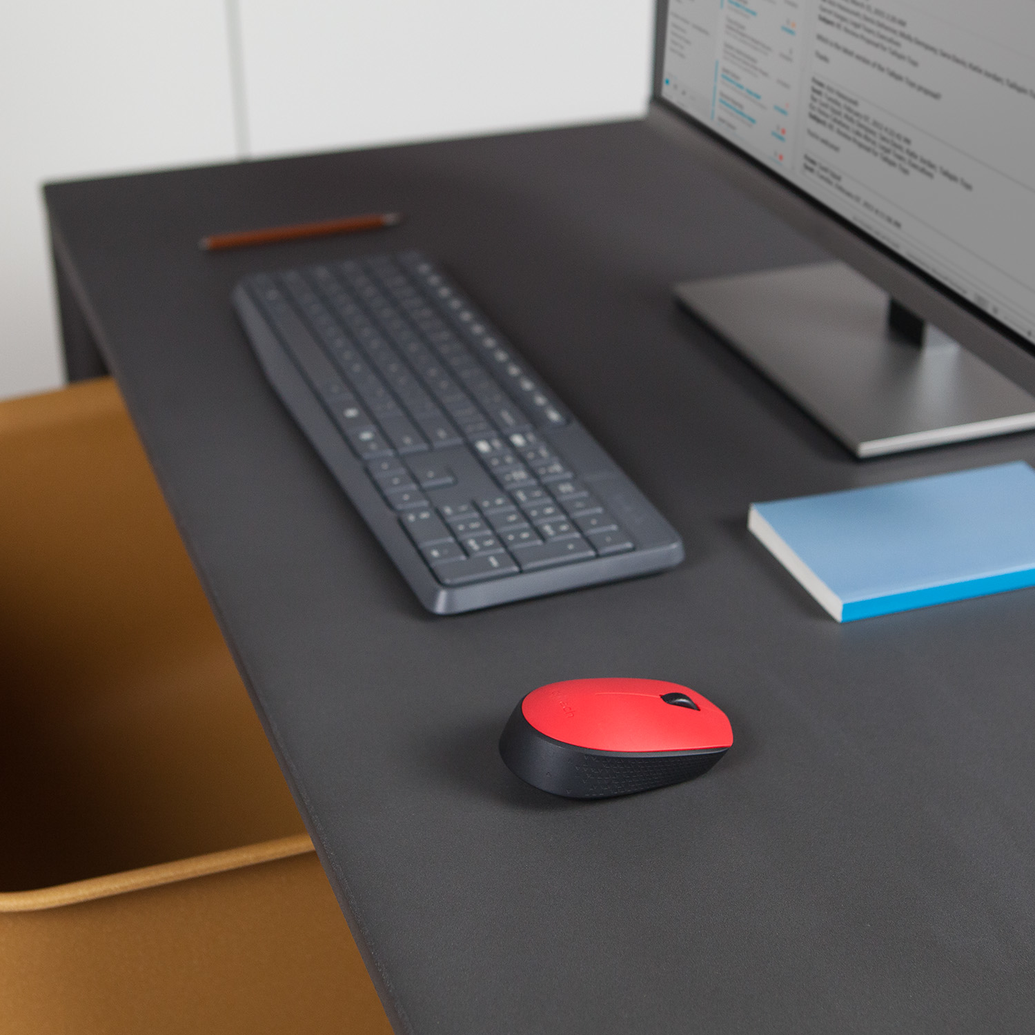 Logitech MK235 - Tastatur-und-Maus-Set - kabellos