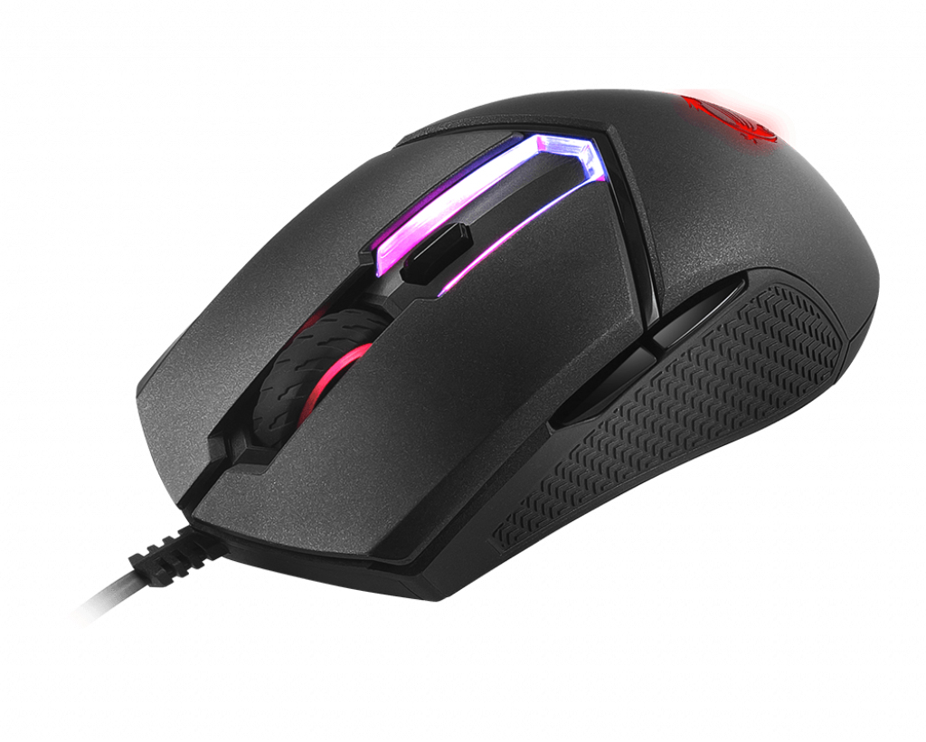 MSI Clutch GM30, rechts, Optisch, USB Typ-A, 6200 DPI, Schwarz