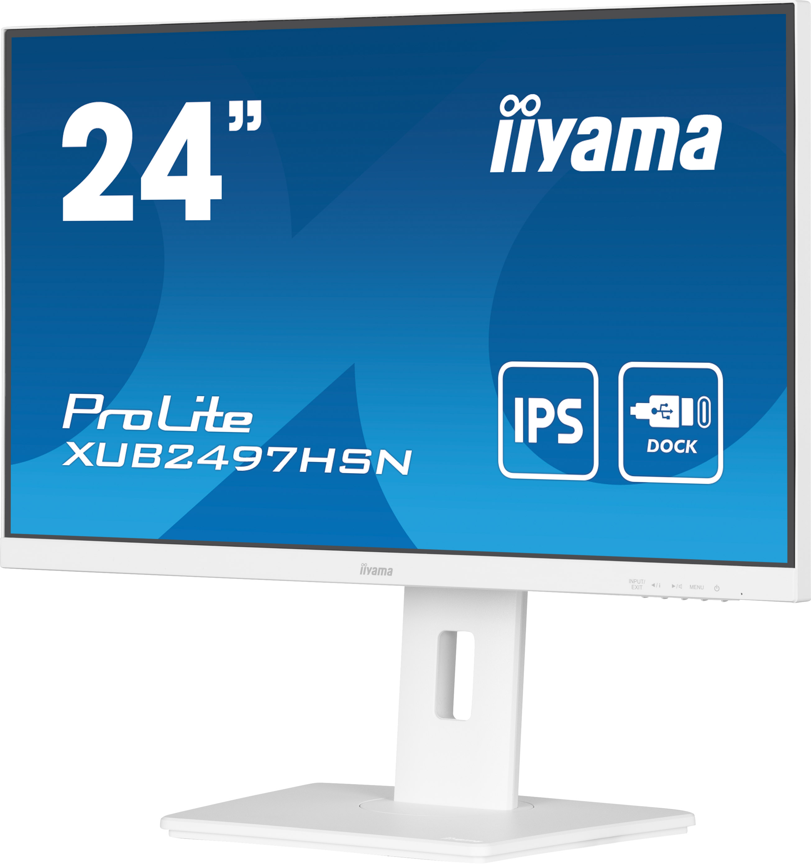 iiyama ProLite XUB2497HSN-W2 Monitor 60.5 cm (23.8") Full HD, IPS, 1ms, HDMI, Displayport, USB-C