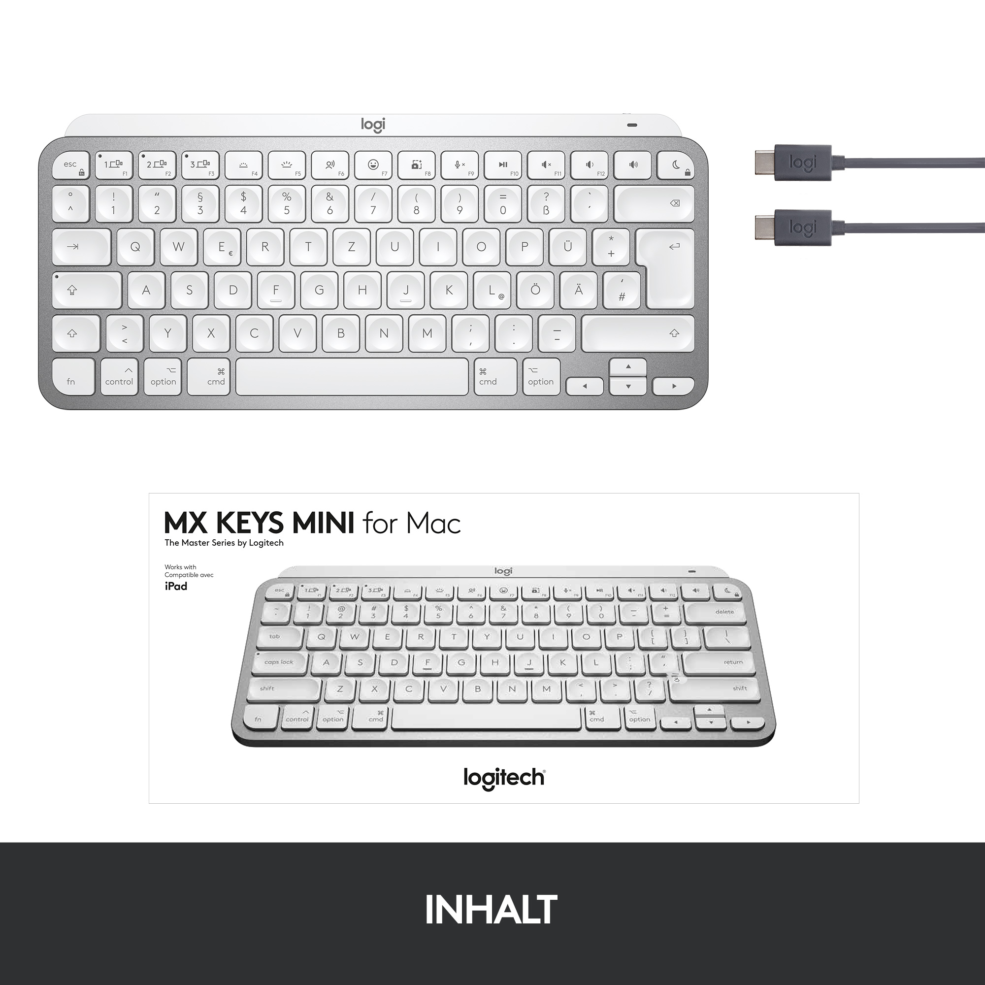 Logitech MX Keys Mini for Mac - Tastatur - hinterleuchtet