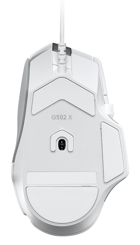 Logitech G G502 X Gaming-Maus + G240 Gaming-Mauspad aus Stoff, rechts, Optisch, USB Typ-A, 25600 DPI