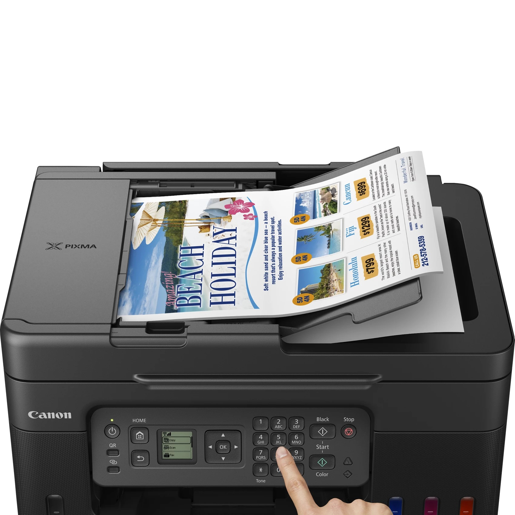 Canon PIXMA G4570 MegaTank - Multifunktionsdrucker - Farbe - Tintenstrahl - wiederbefüllbar - A4 (21