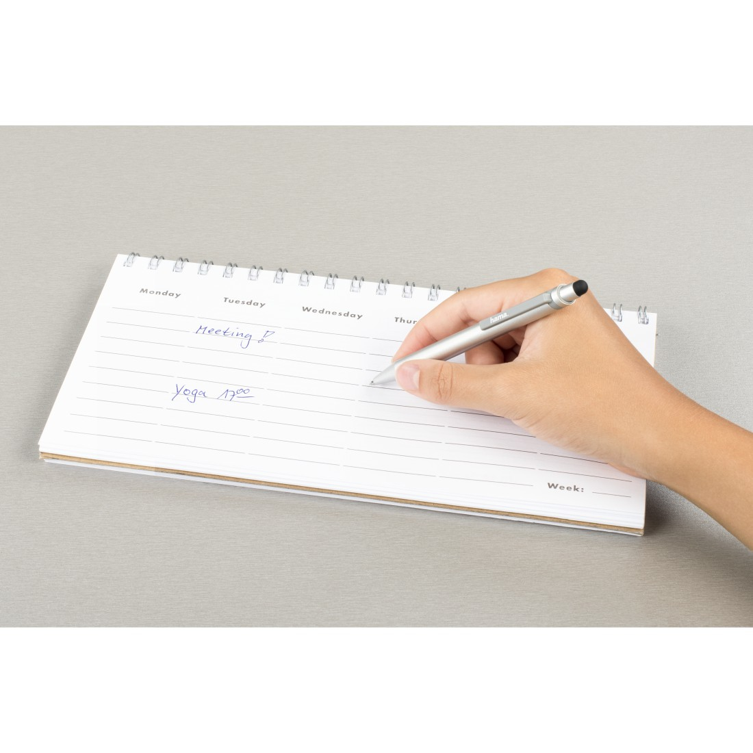 Hama Essential Line "Mini" 2-in-1 - Stift/Kugelschreiber für Tablet, Handy