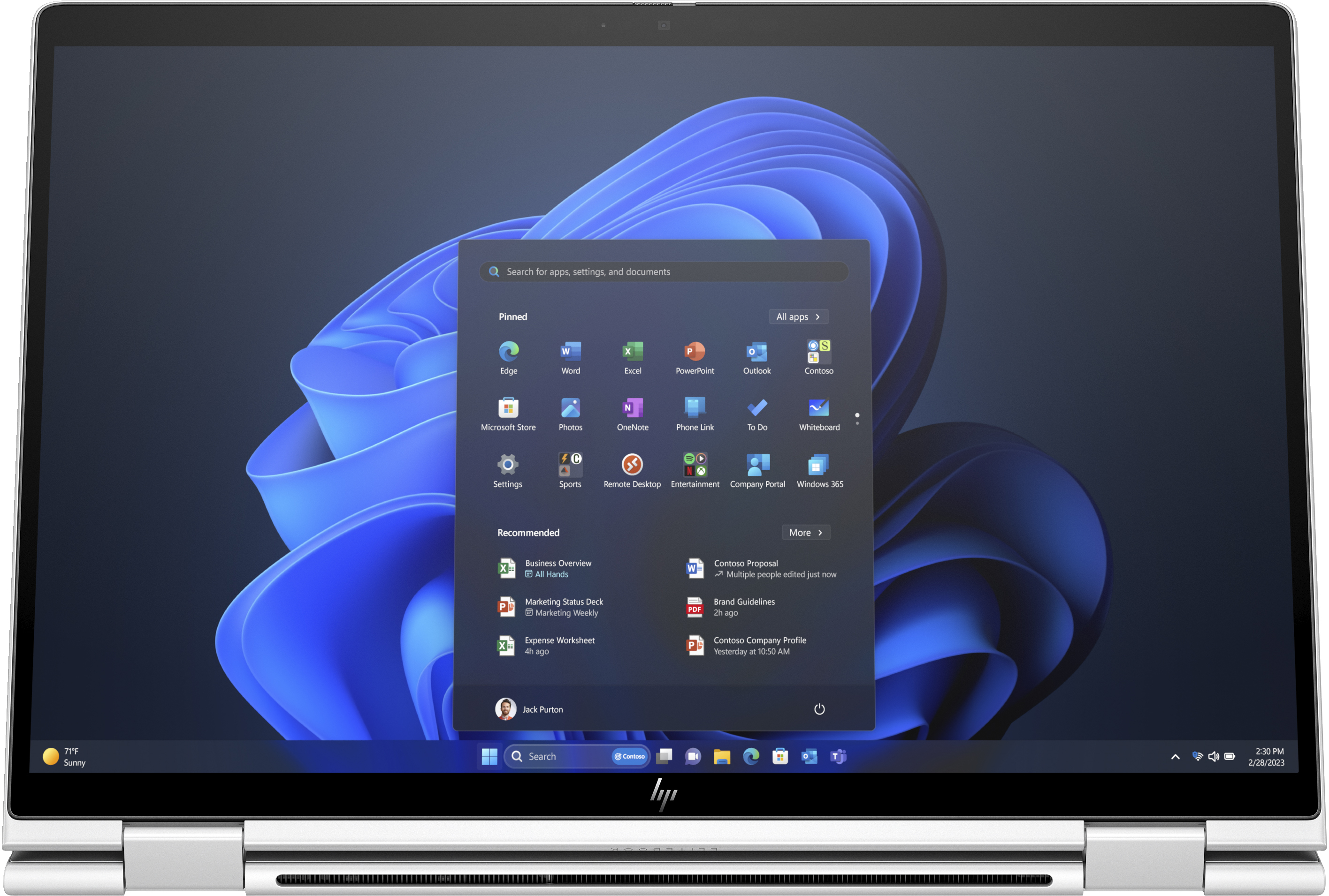 HP Elite x360 1040 G11 Notebook - Flip-Design - Intel Core Ultra 5 125H / 1.2 GHz - Win 11 Pro - Int