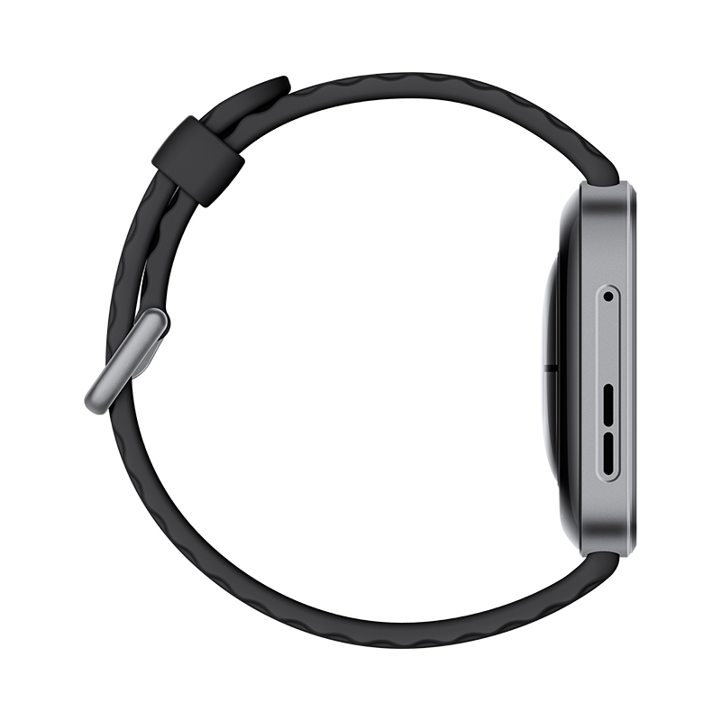 Huawei Watch Fit 4 Pro - Aluminiumlegierung - intelligente Uhr mit Riemen - Flouroelastomer - schwar