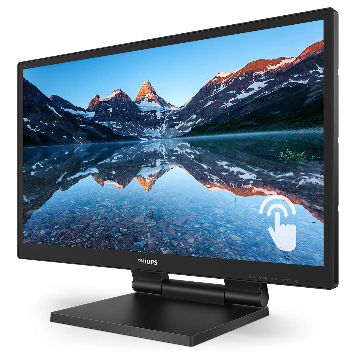Philips 242B9T - LED-Monitor - 61 cm (24") - Touchscreen - 1920 x 1080 Full HD (1080p)