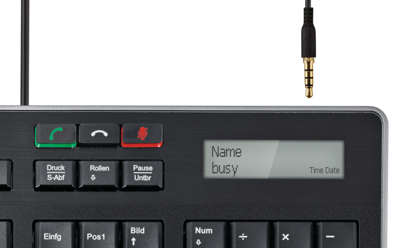 Fsas Technologies Fujitsu KB950 Phone - Set aus Tastatur und Kopfhörer