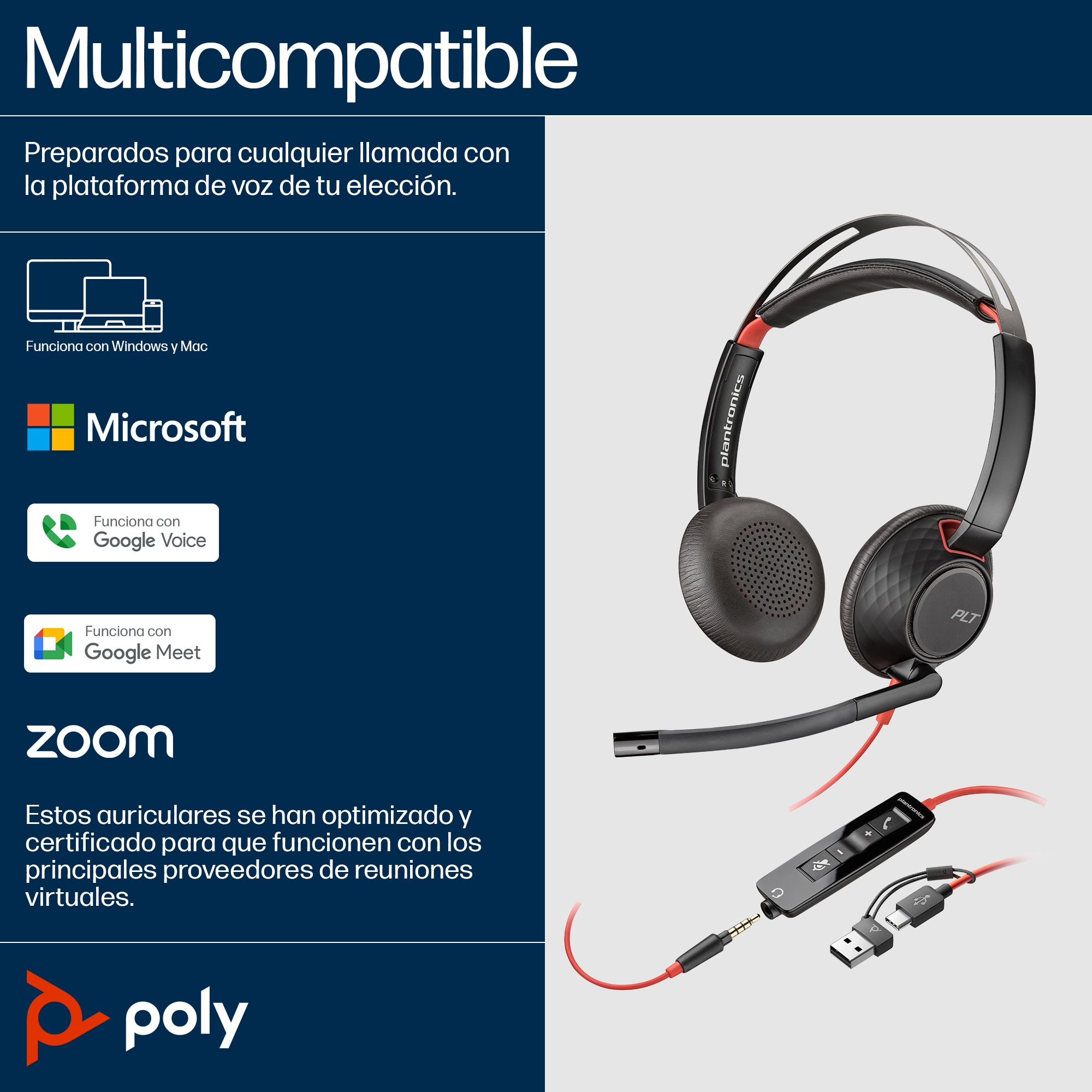 Poly HP Poly Blackwire 5220 - Blackwire 5200 series