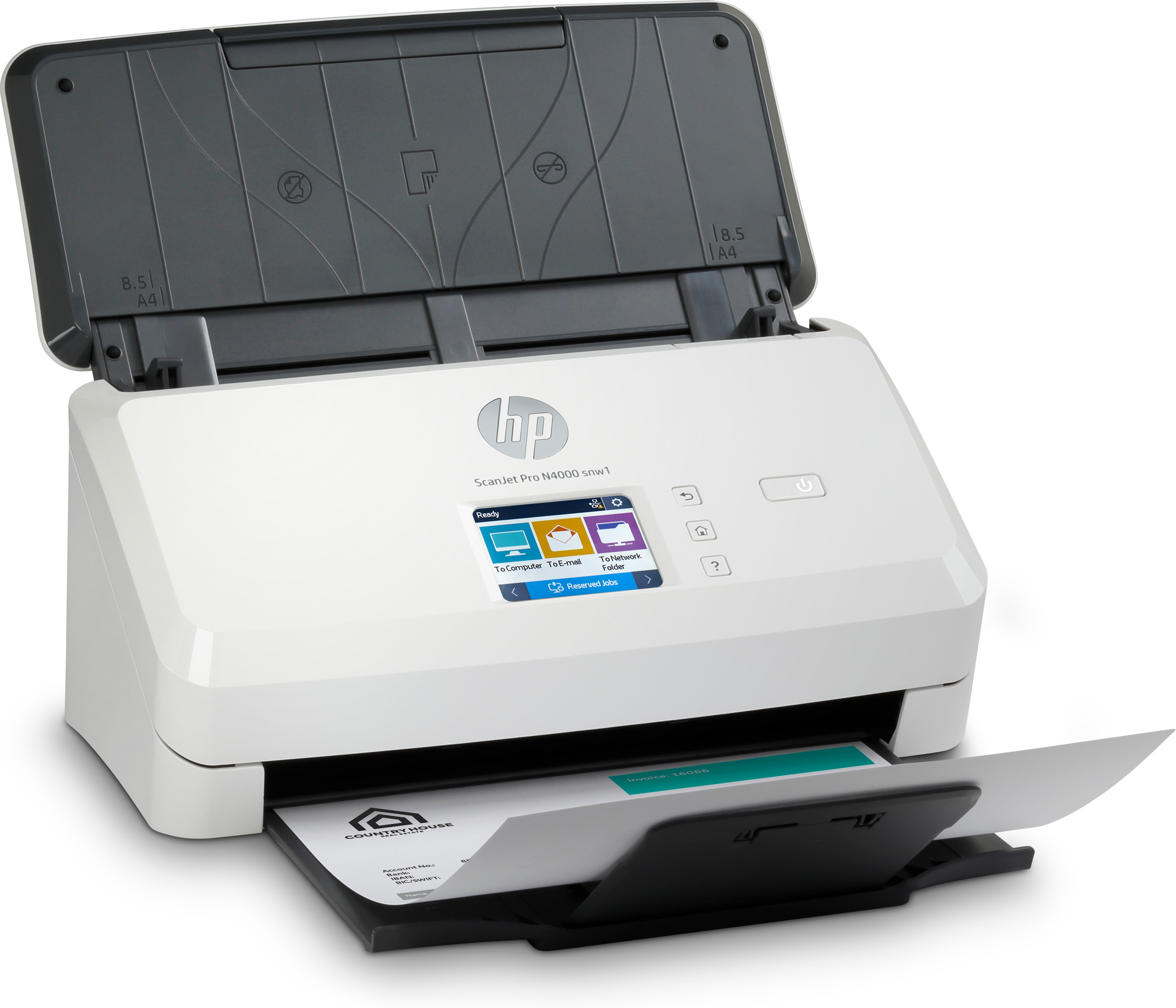 HP Scanjet Pro N4000 snw1 Sheet-feed - Dokumentenscanner - CMOS / CIS - Duplex - 216 x 3100 mm - 600