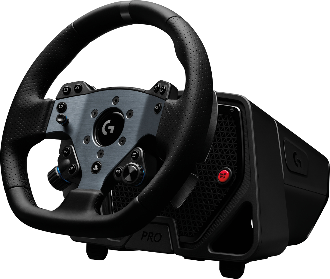 Logitech G PRO Racing Wheel, Steuerrad, PC, Playstation, Analog / Digital, Kabelgebunden, USB 2.0, U