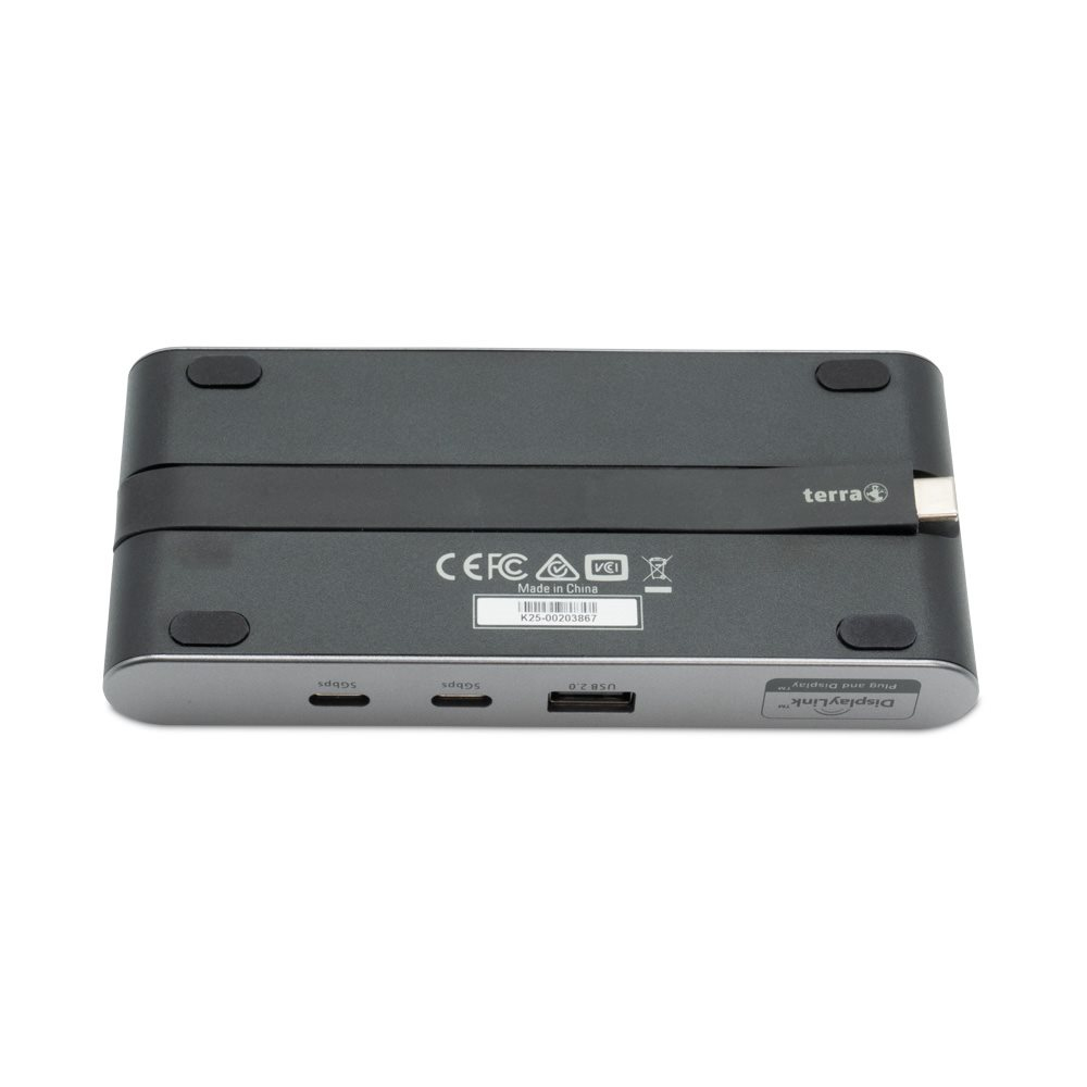 TERRA MOBILE Dockingstation 770 USB-C Dual Display Dockingstation mit Dual Display für unterwegs!, K