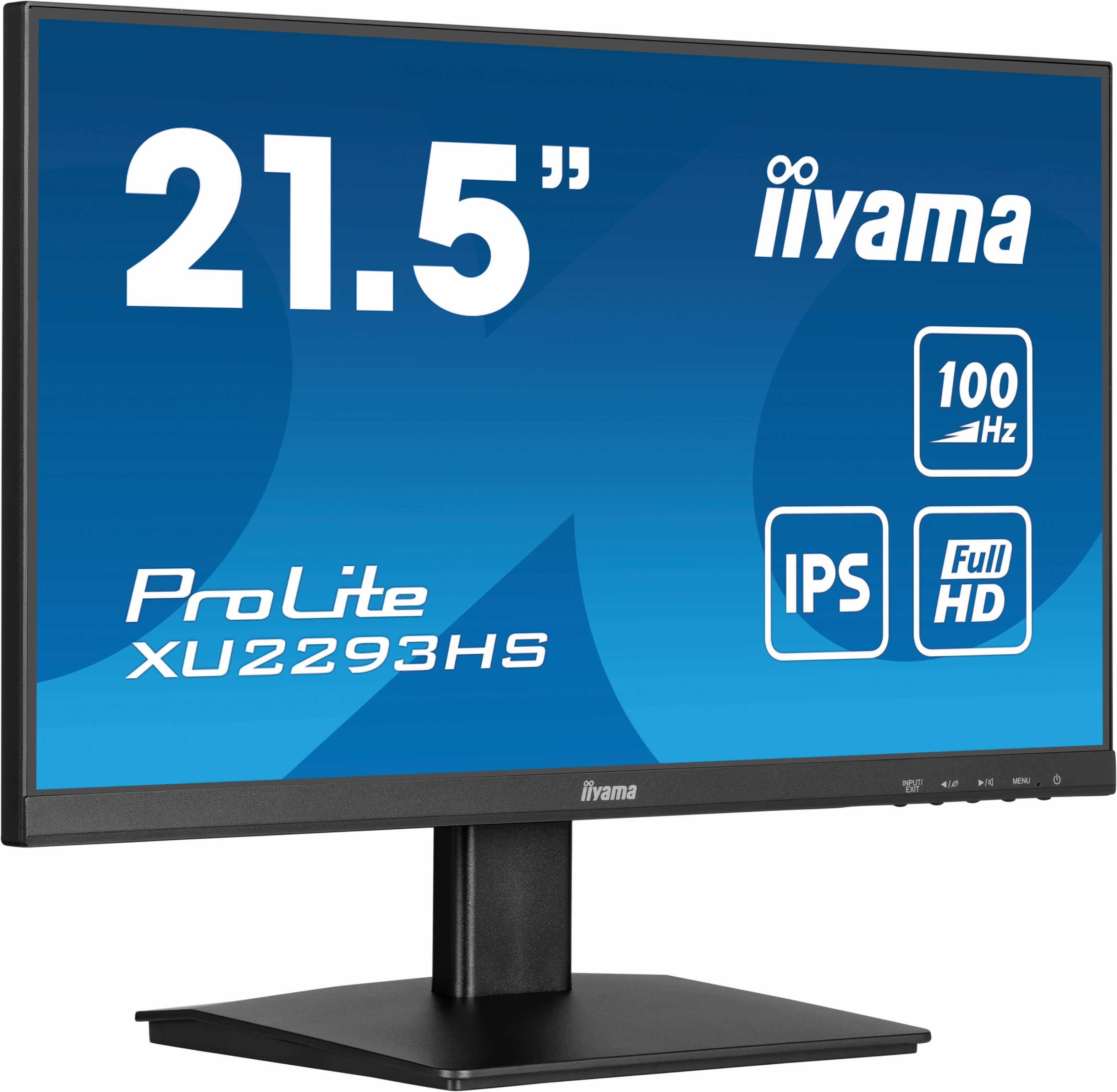 iiyama ProLite XU2293HS-B6 Monitor 54.6 cm (21.5") Full HD, IPS, 4ms, HDMI, Displayport