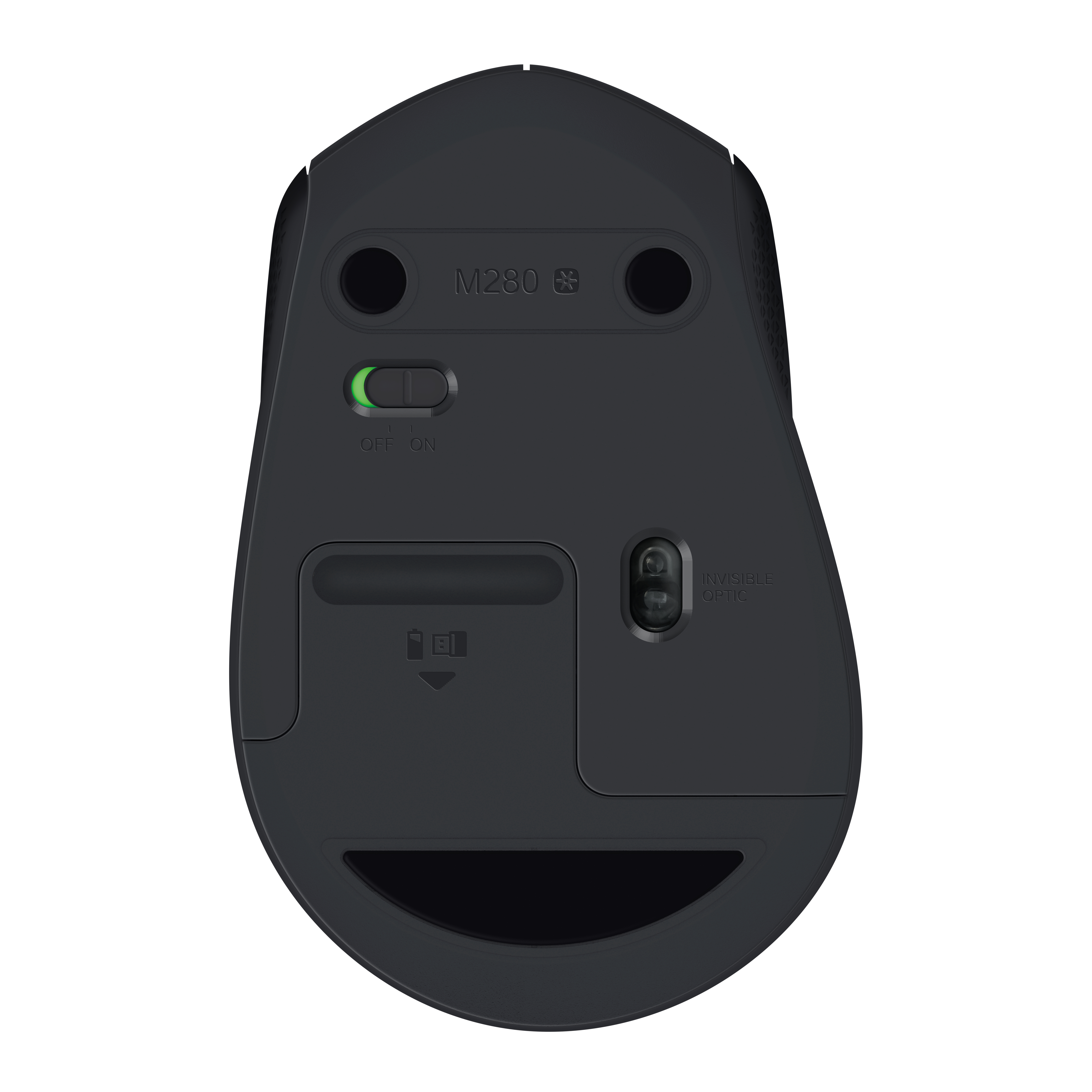 Logitech M280 - Maus - Für Rechtshänder - optisch - 3 Tasten - kabellos - 2.4 GHz - kabelloser Empfä