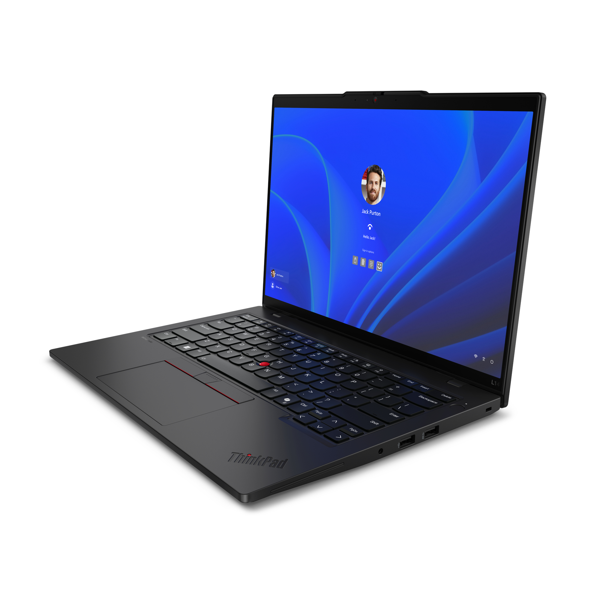 Lenovo ThinkPad L14 Gen 5 (AMD), AMD Ryzen? 7 PRO, 2,7 GHz, 35,6 cm (14"), 1920 x 1200 Pixel, 16 GB,