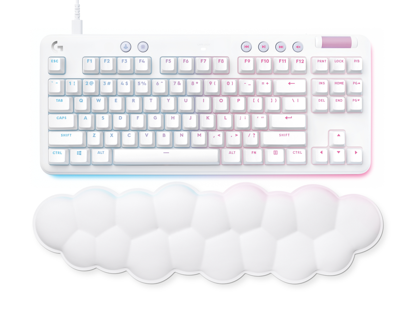 Logitech G G713 - Tastatur - Ohne Zehnertastatur - Hintergrundbeleuchtung - USB - QWERTY - Nordisch